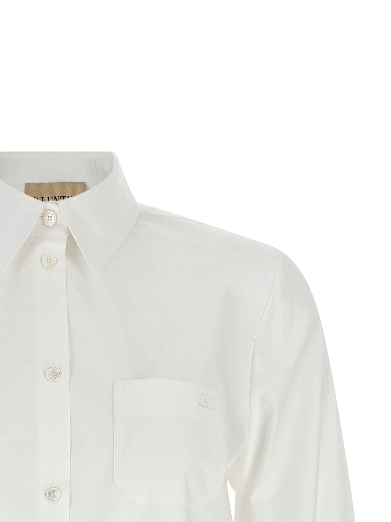 Valentino Garavani White Cotton Blouse