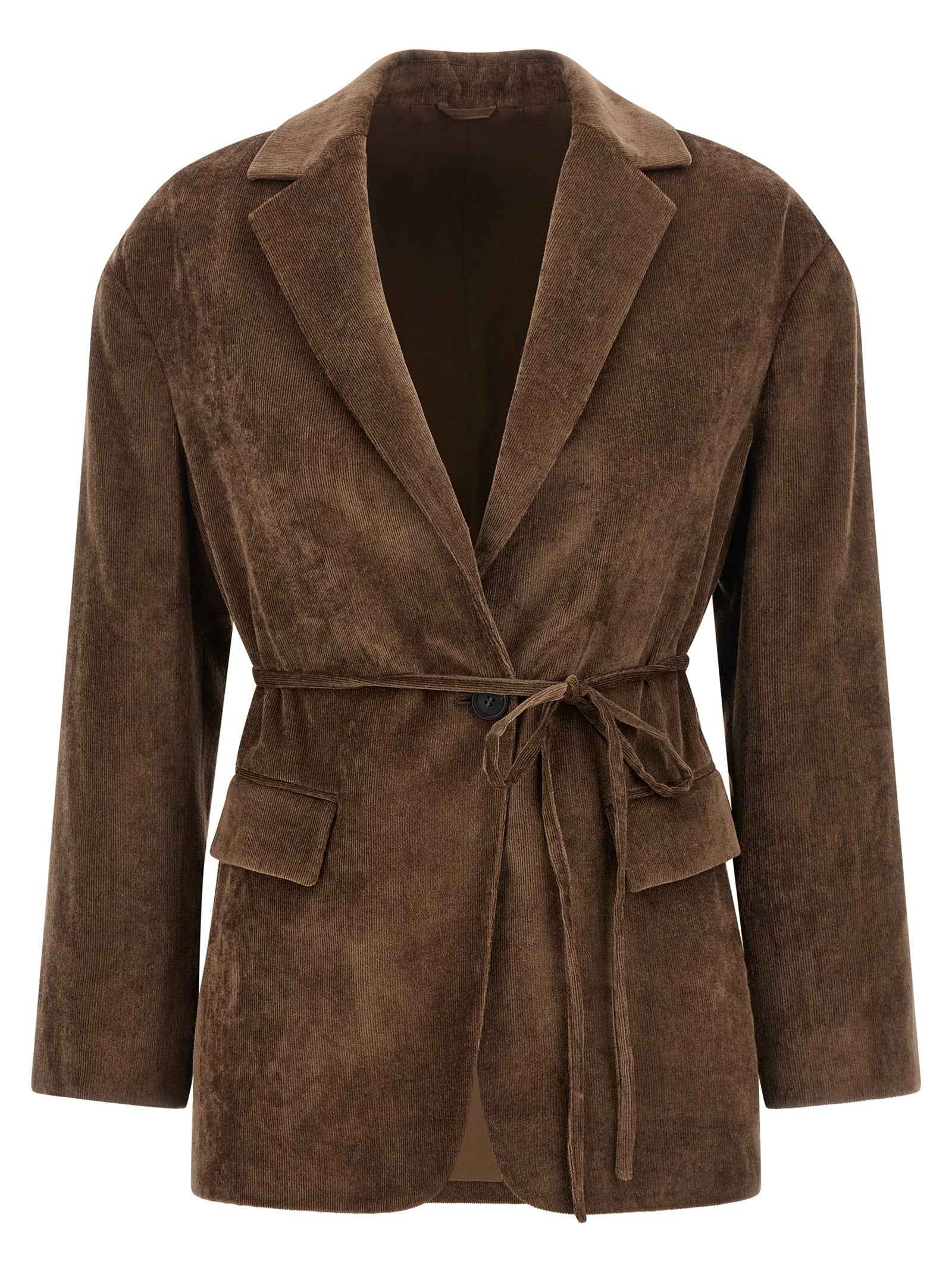 Brunello Cucinelli Brown Viscose Blazer