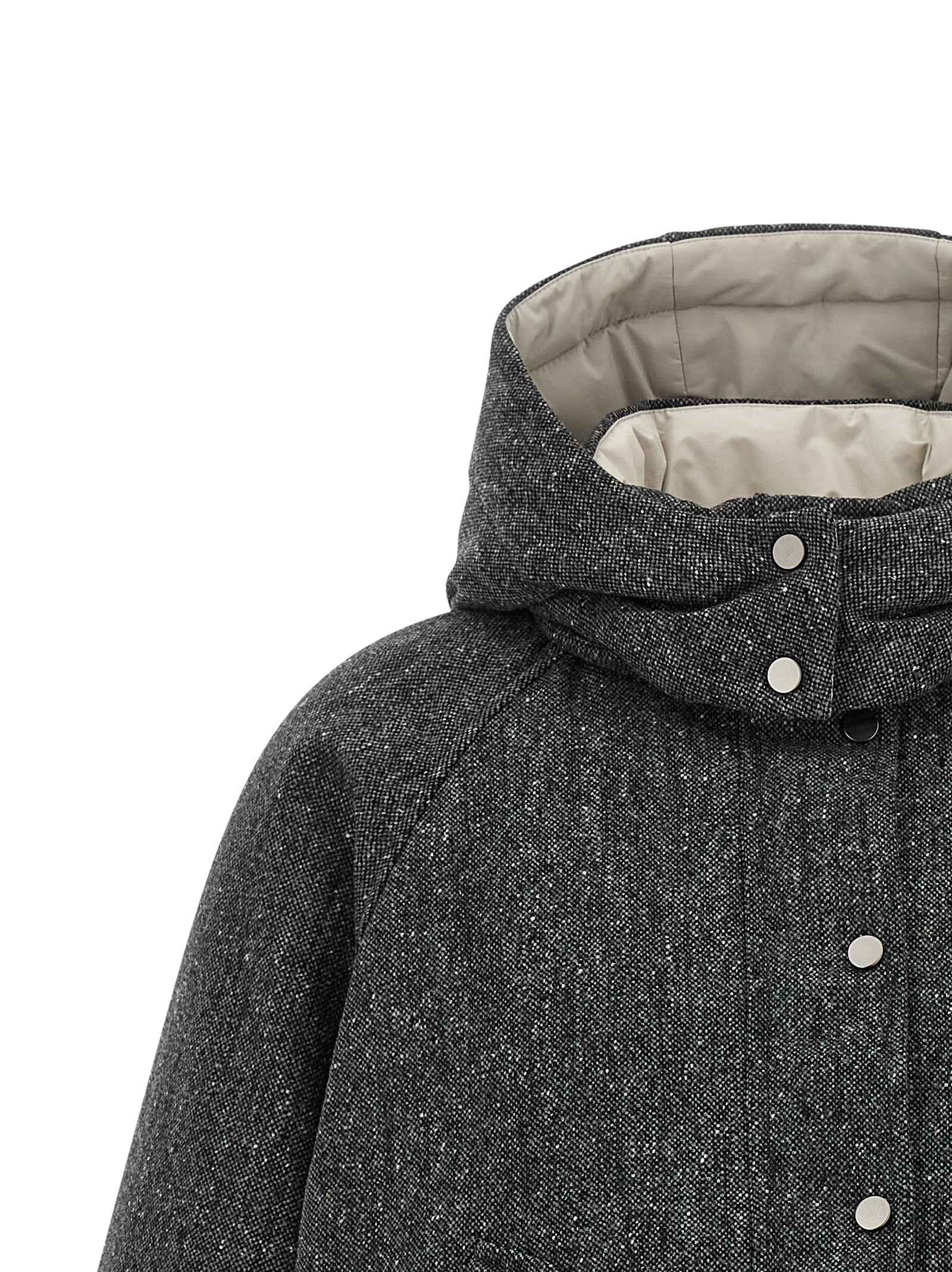 Brunello Cucinelli Gray Virgin Wool Jacket