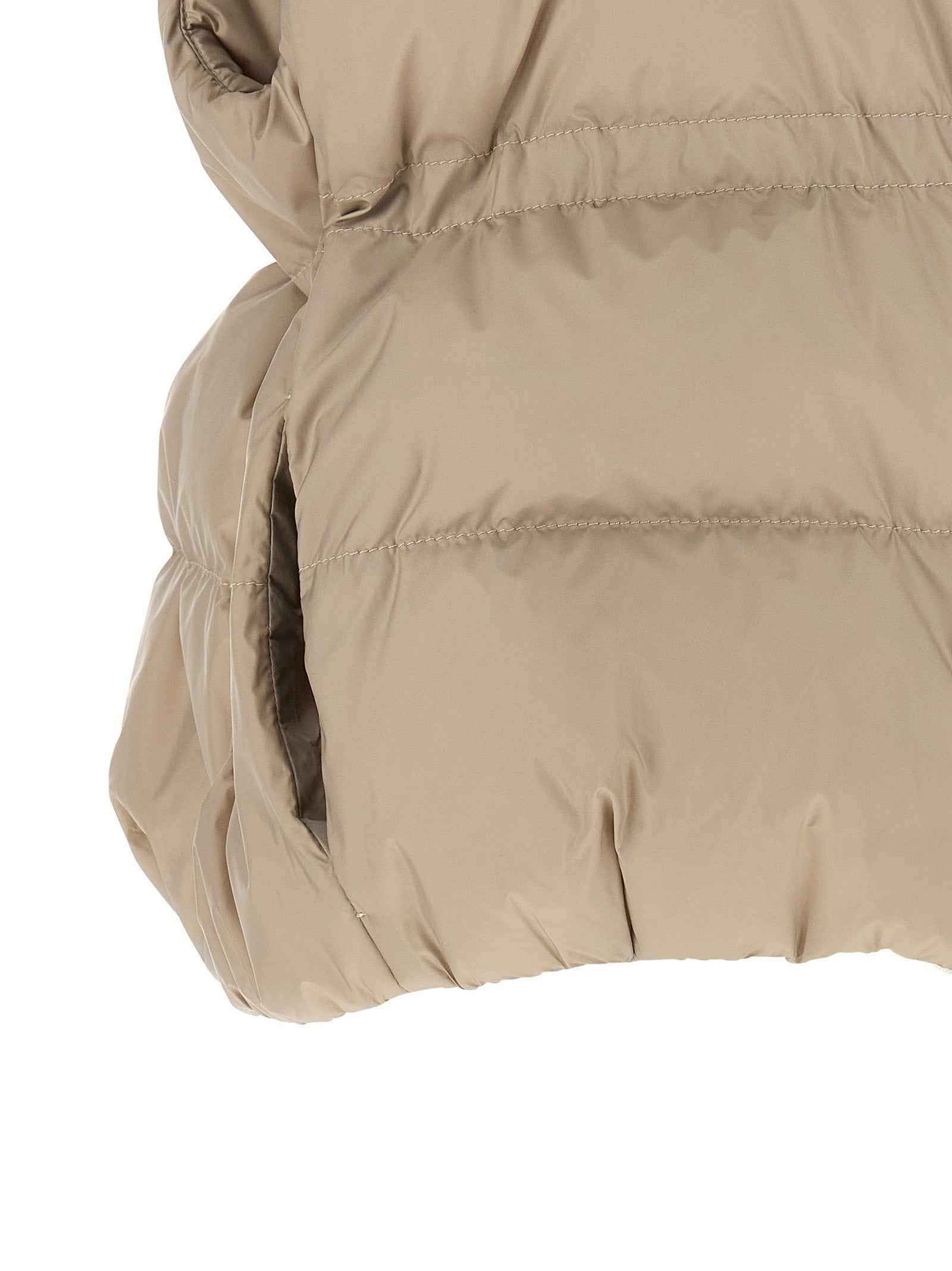 Brunello Cucinelli Gray Polyester Sleeveless Jacket