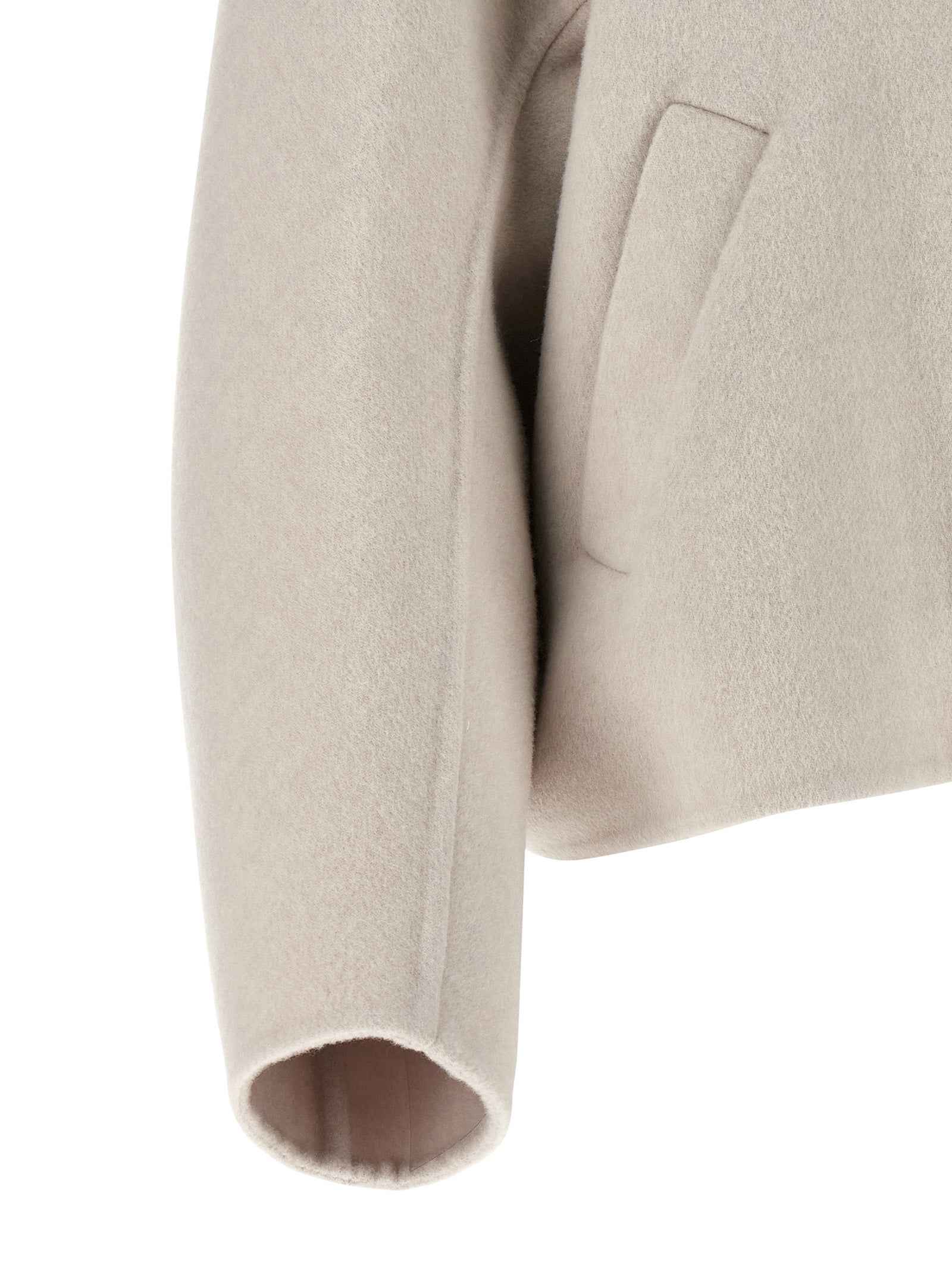 Brunello Cucinelli Gray Virgin Wool Coat