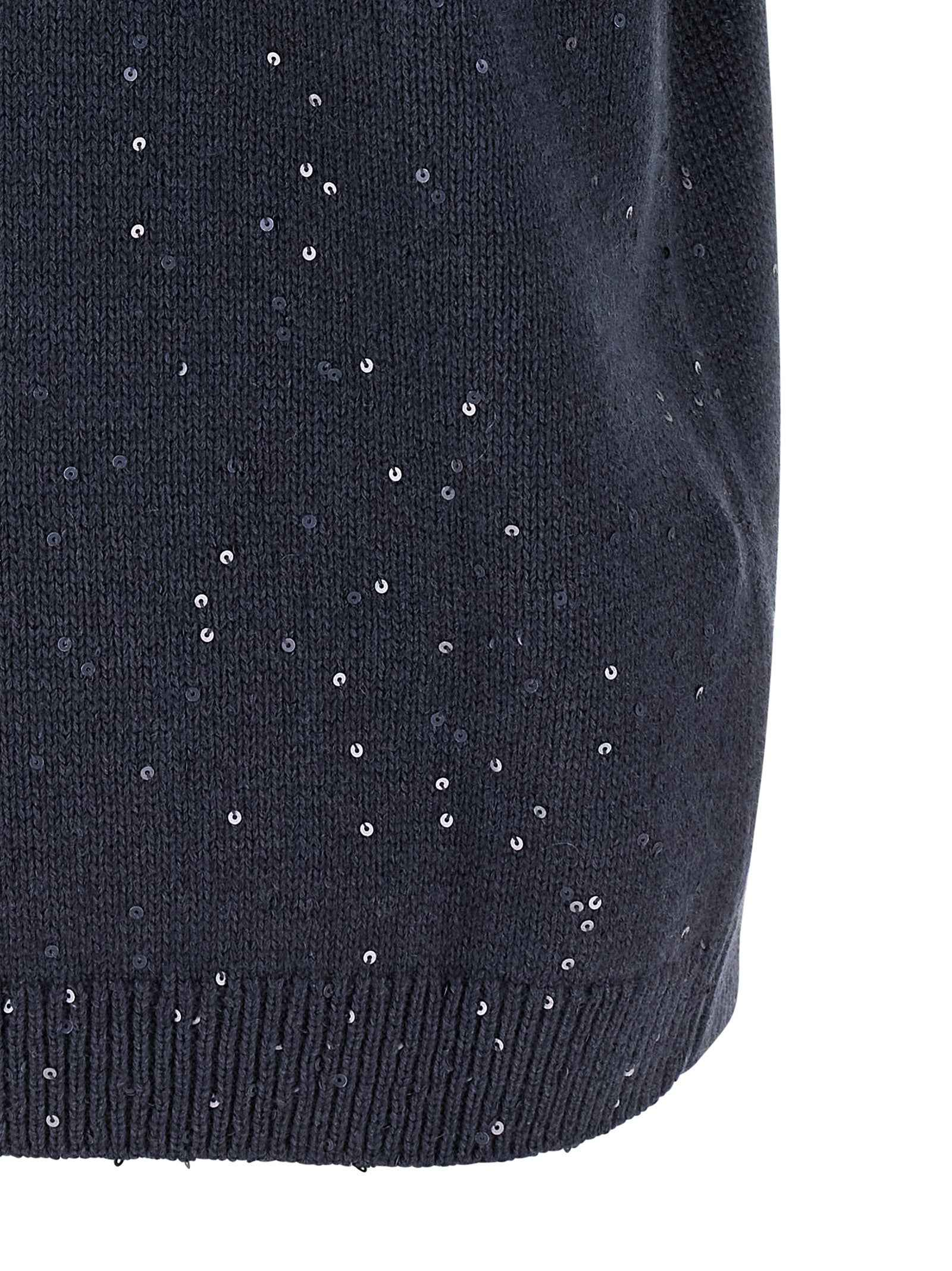 Brunello Cucinelli Blue Cashmere Cardigan