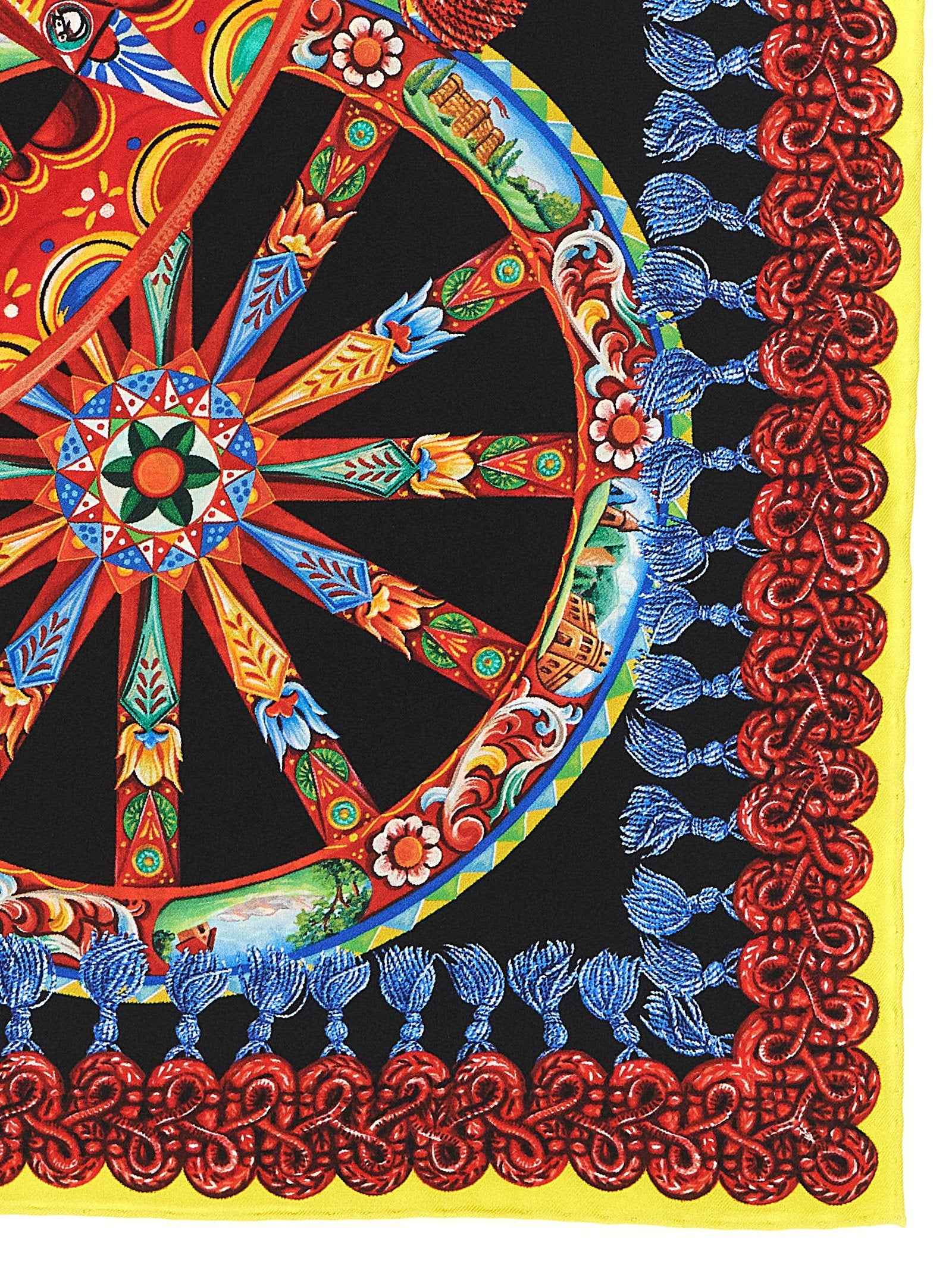 Dolce & Gabbana Multicolor Silk Scarf