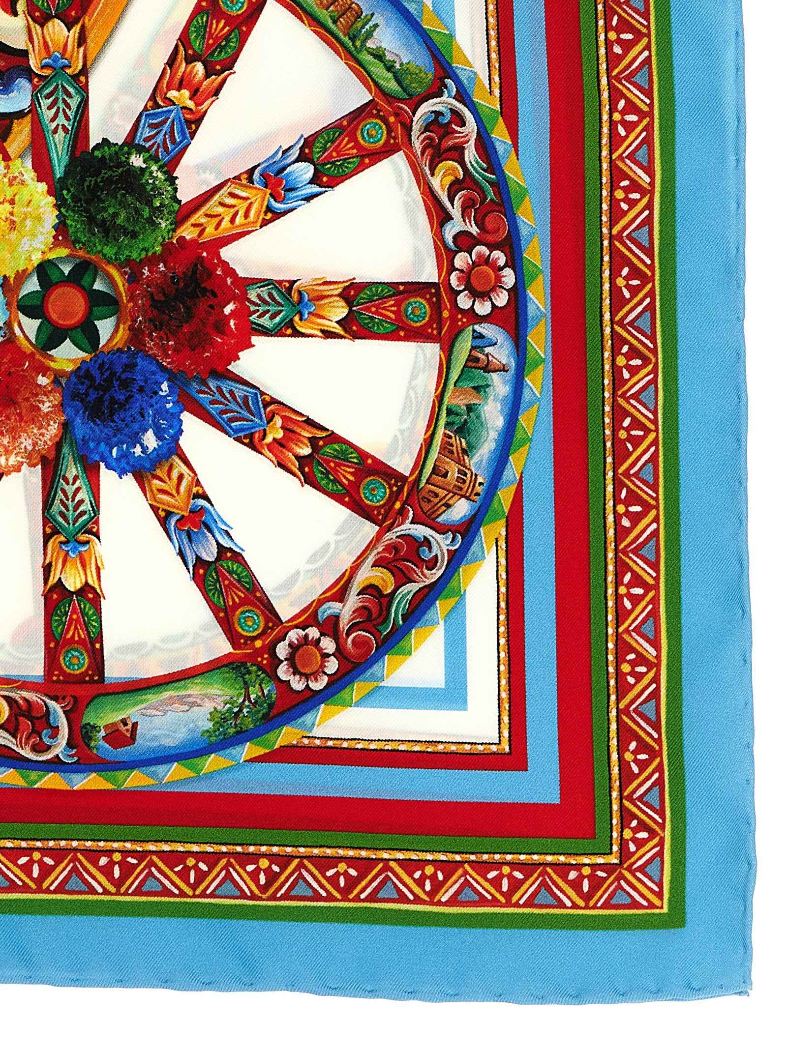 Dolce & Gabbana Multicolor Silk Scarf