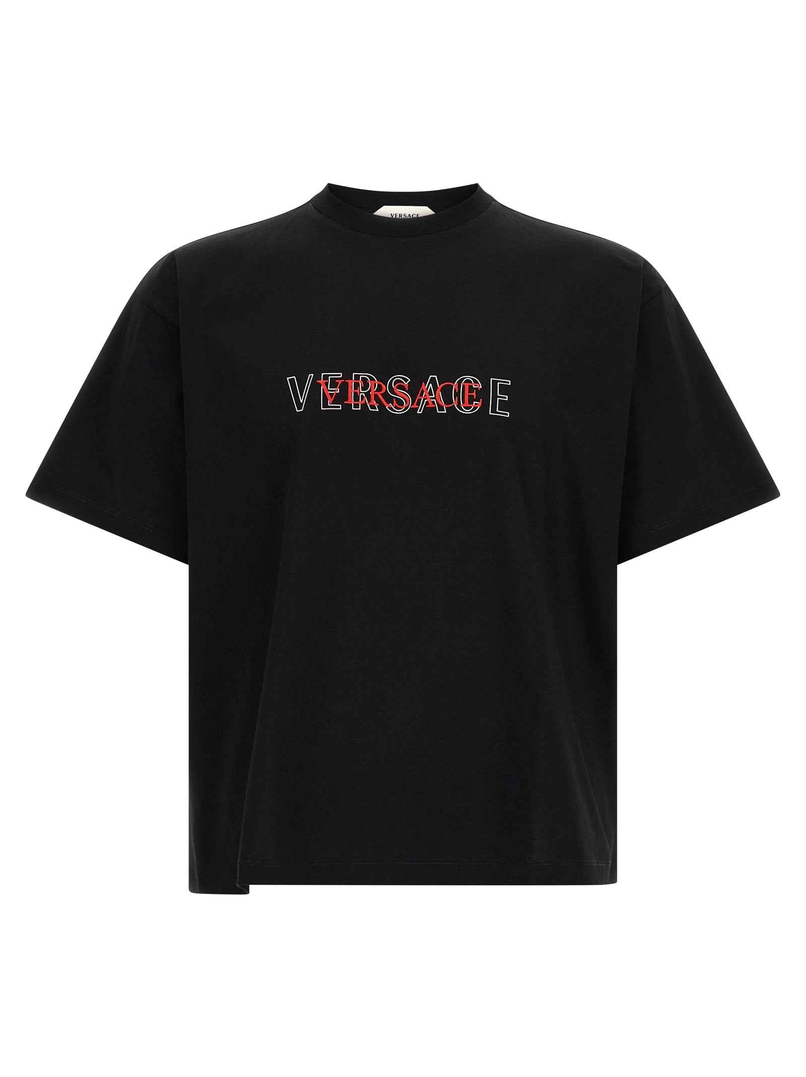 Versace Black Cotton T-Shirt