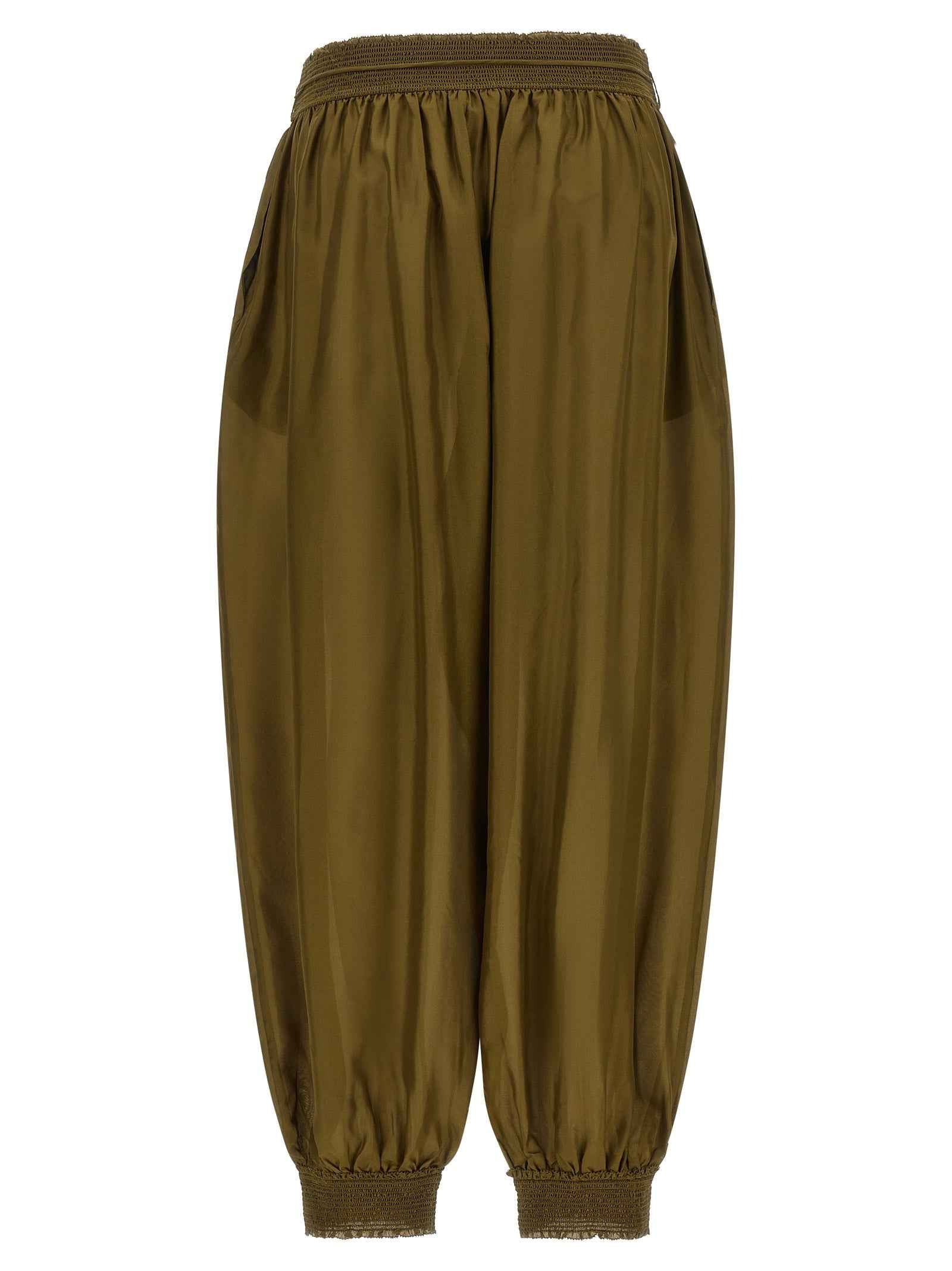 Zimmermann Bicolor Silk Casual Pants