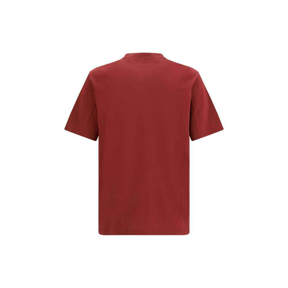 Brunello Cucinelli Bordeaux Cotton T-Shirt