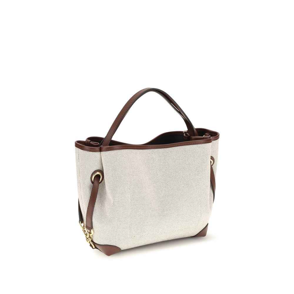 Chloé Beige Fabric Handbag