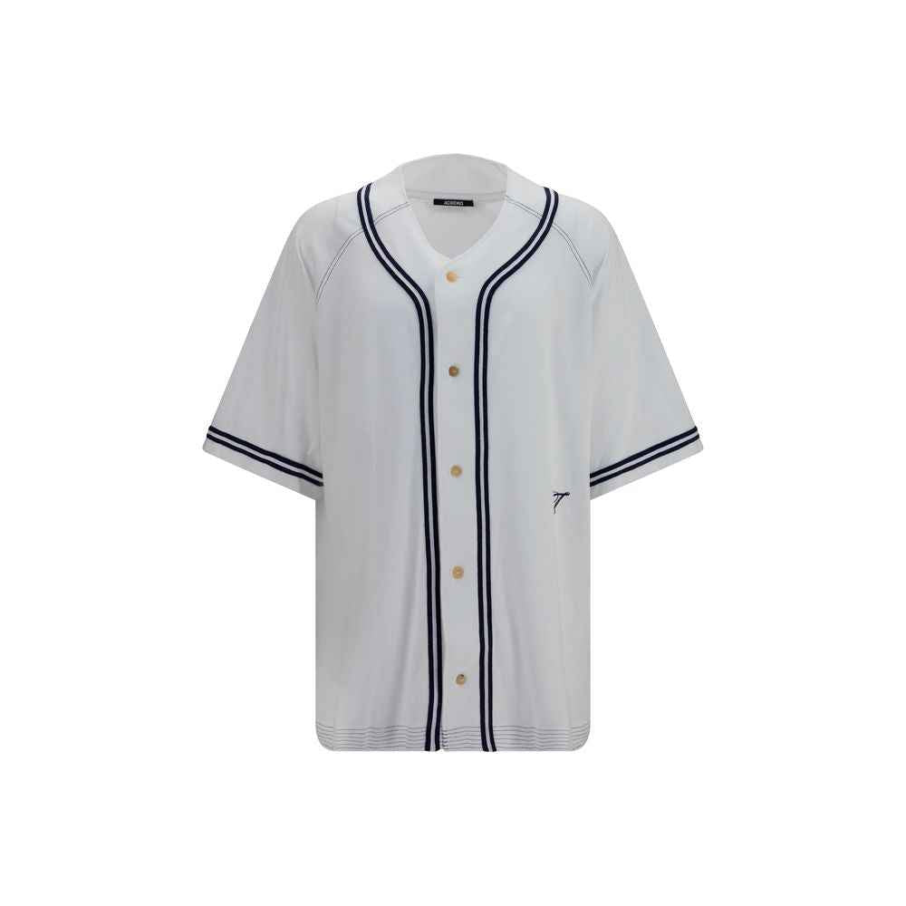 Jacquemus White Cotton Pattern Shirt