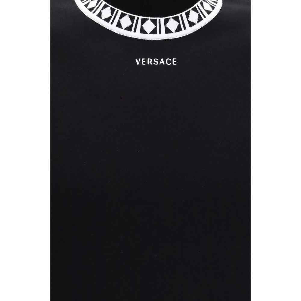 Versace Black Cotton T-Shirt