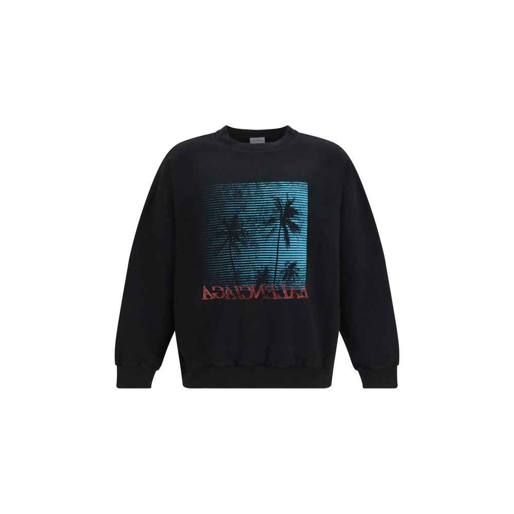 Balenciaga Black Cotton Sweatshirt