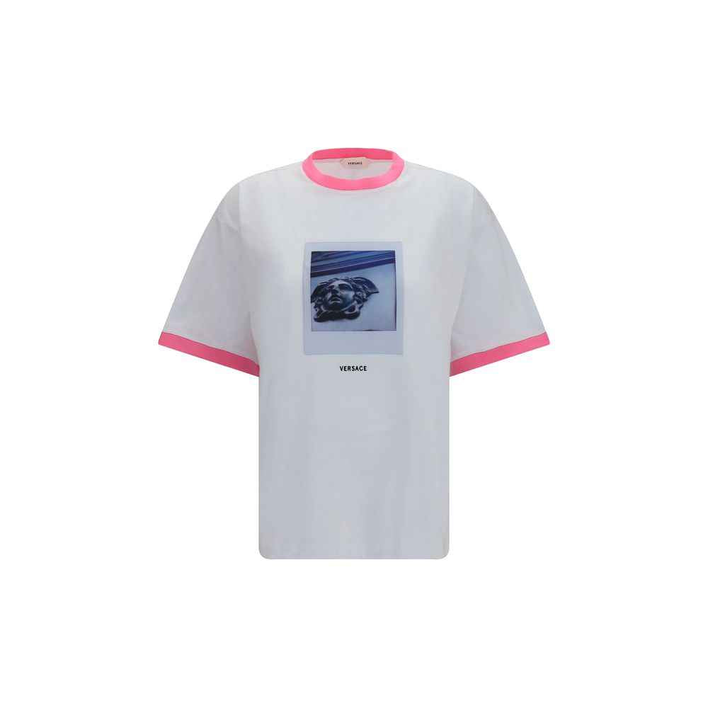 Versace White Cotton T-Shirt