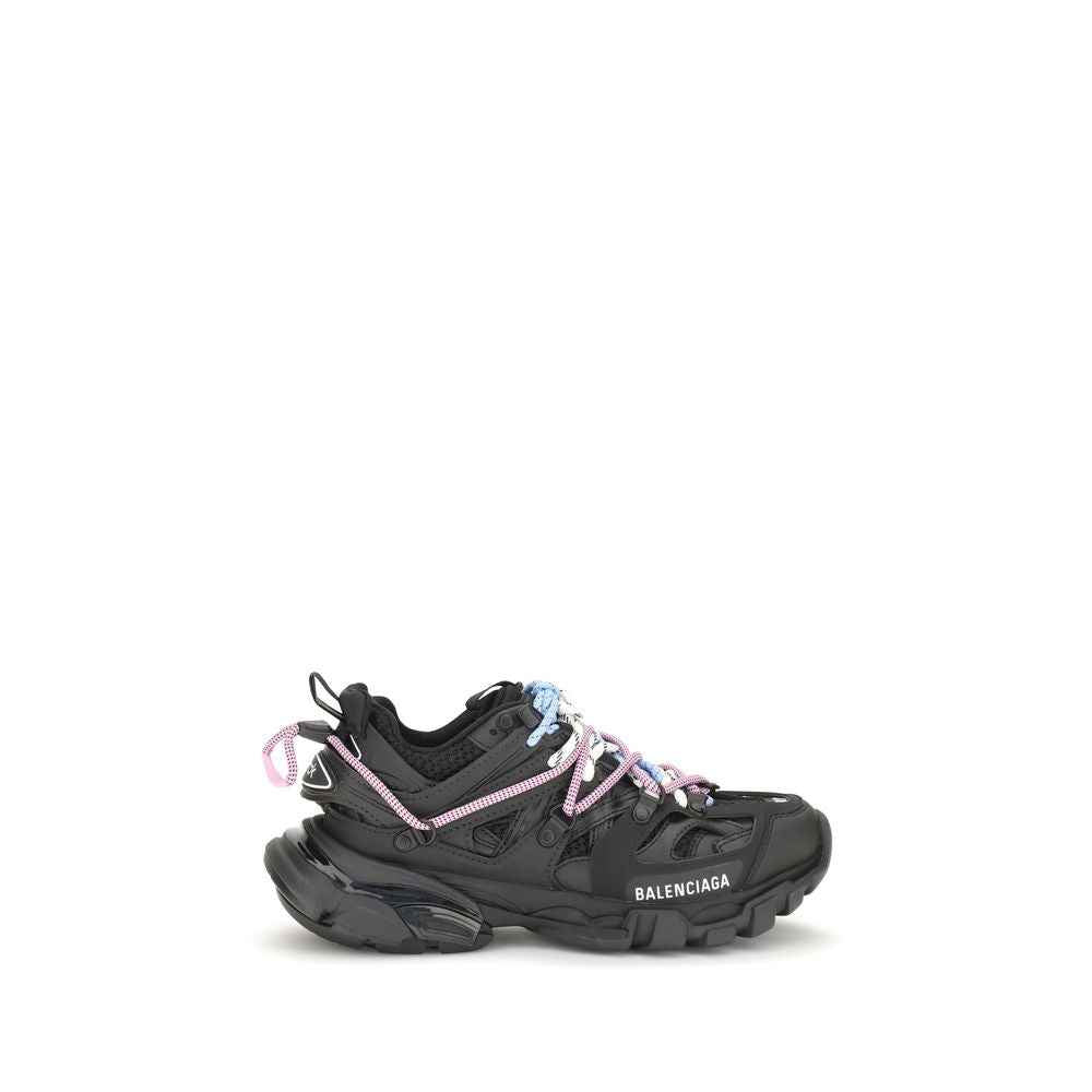 Balenciaga Black Polyester Athletic Sneakers
