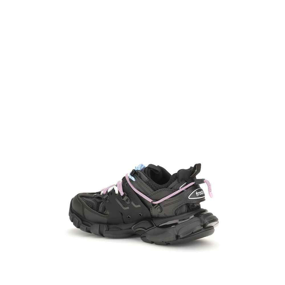 Balenciaga Black Polyester Athletic Sneakers