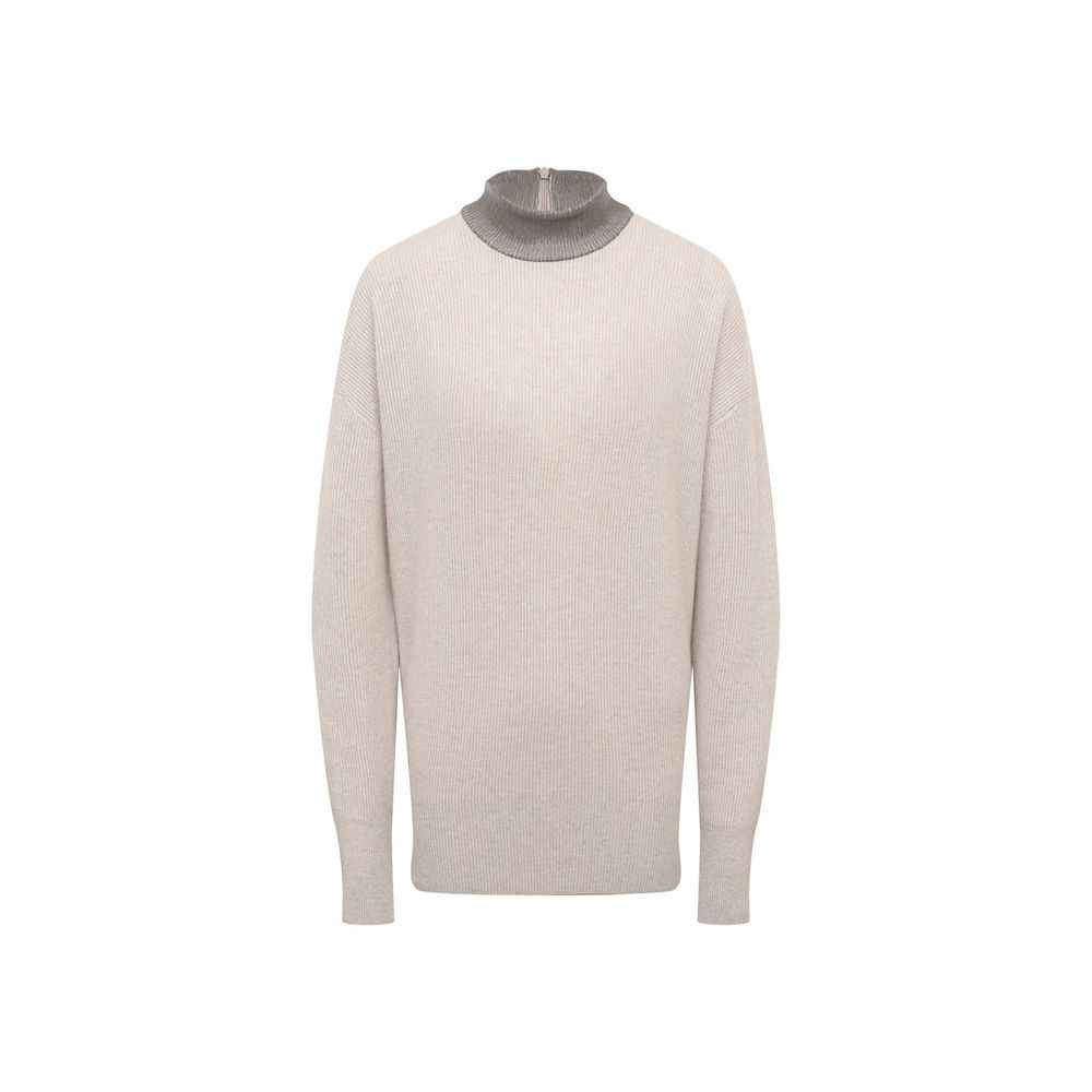Brunello Cucinelli Beige Cashmere Sweater