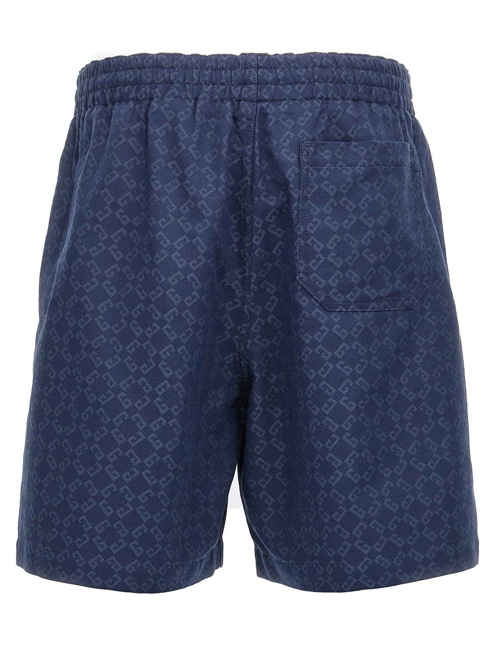 Givenchy Blue Cotton Bermuda Shorts