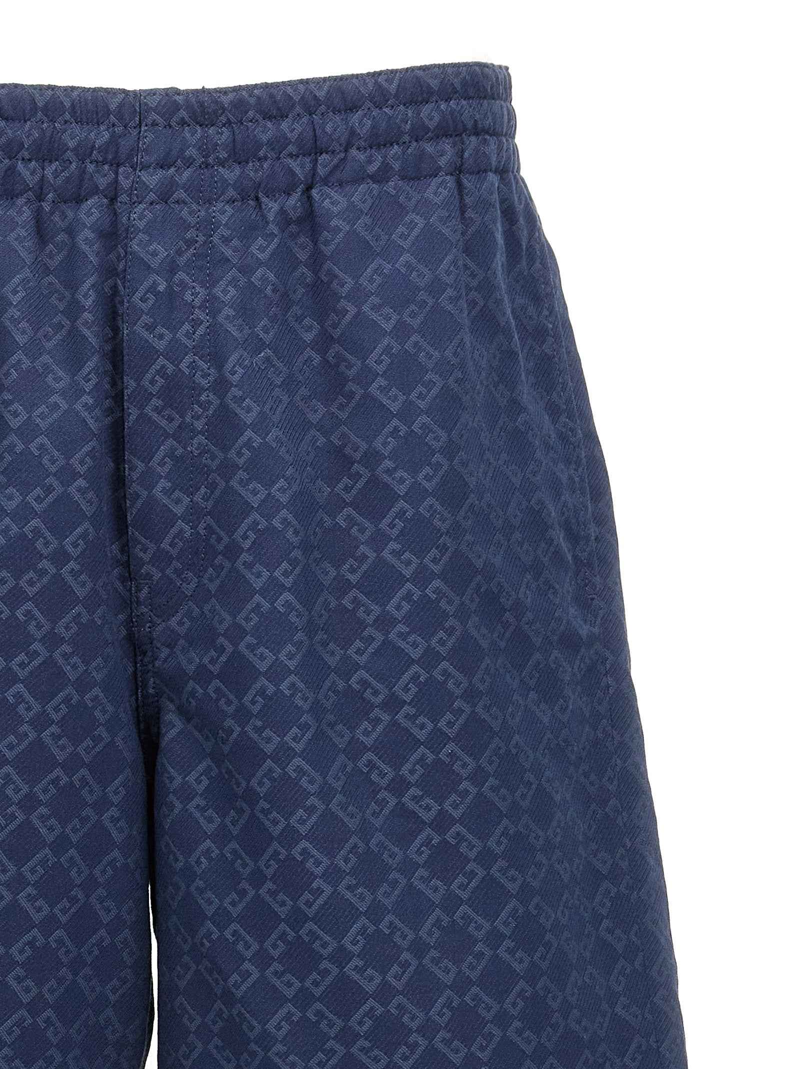 Givenchy Blue Cotton Bermuda Shorts