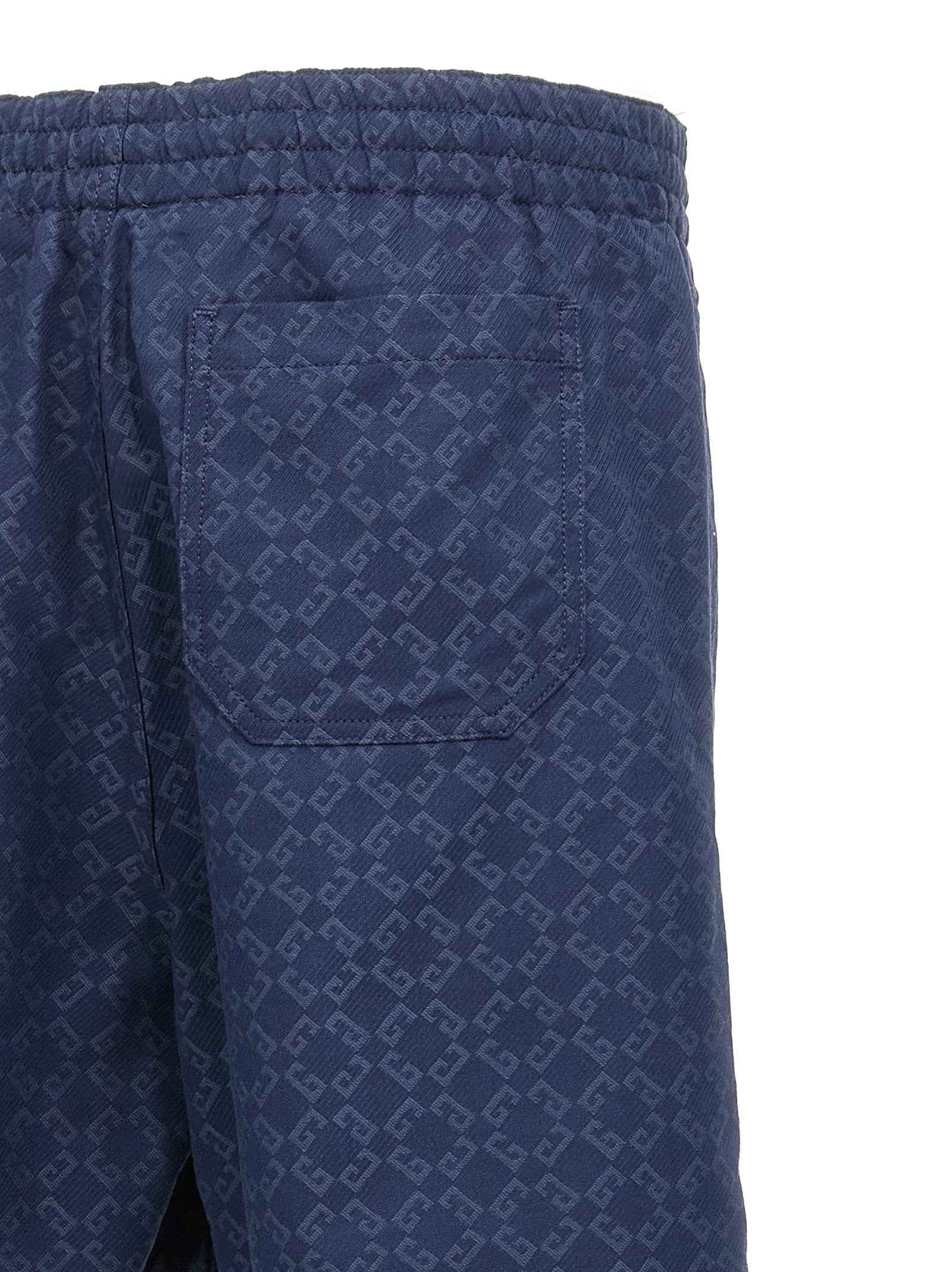 Givenchy Blue Cotton Bermuda Shorts