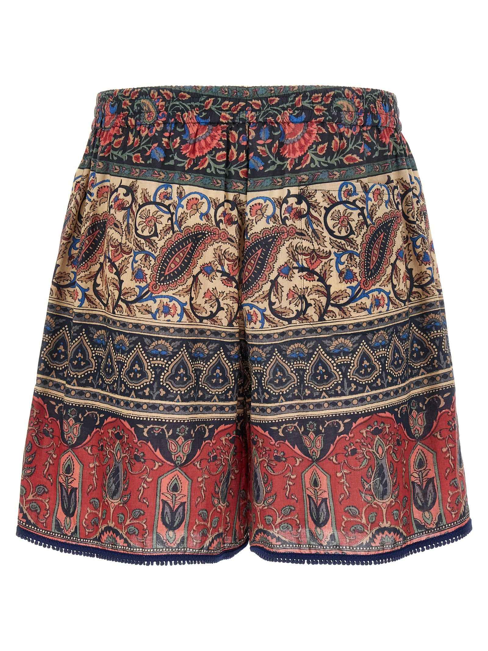 Valentino Garavani Multicolor Cotton Bermuda Shorts