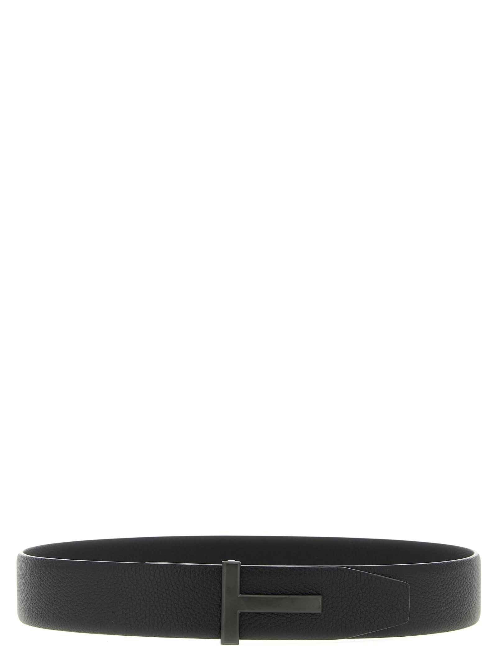 Tom Ford Black Calfskin Belt