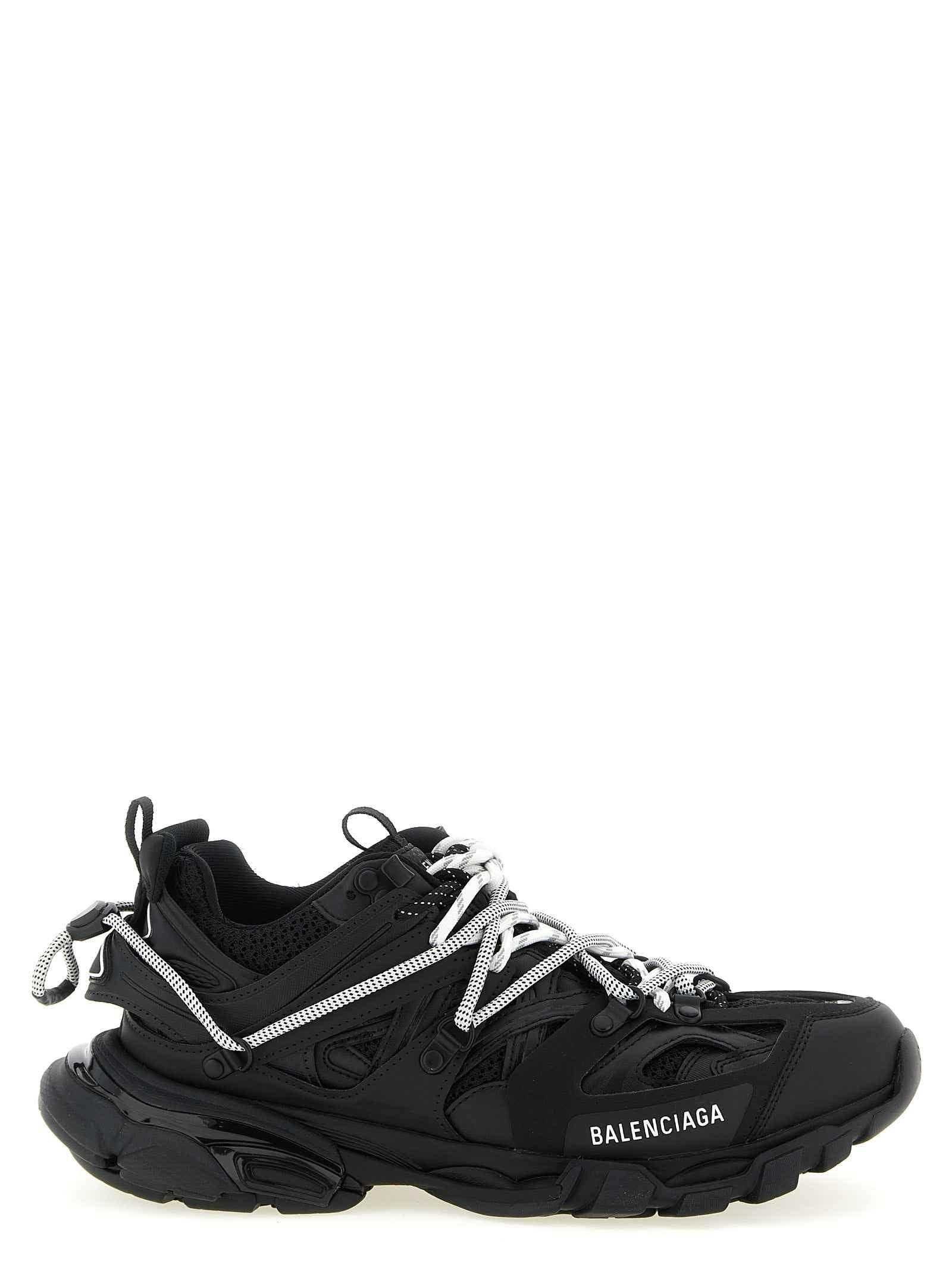 Balenciaga Black Polyethylene Athletic Sneakers
