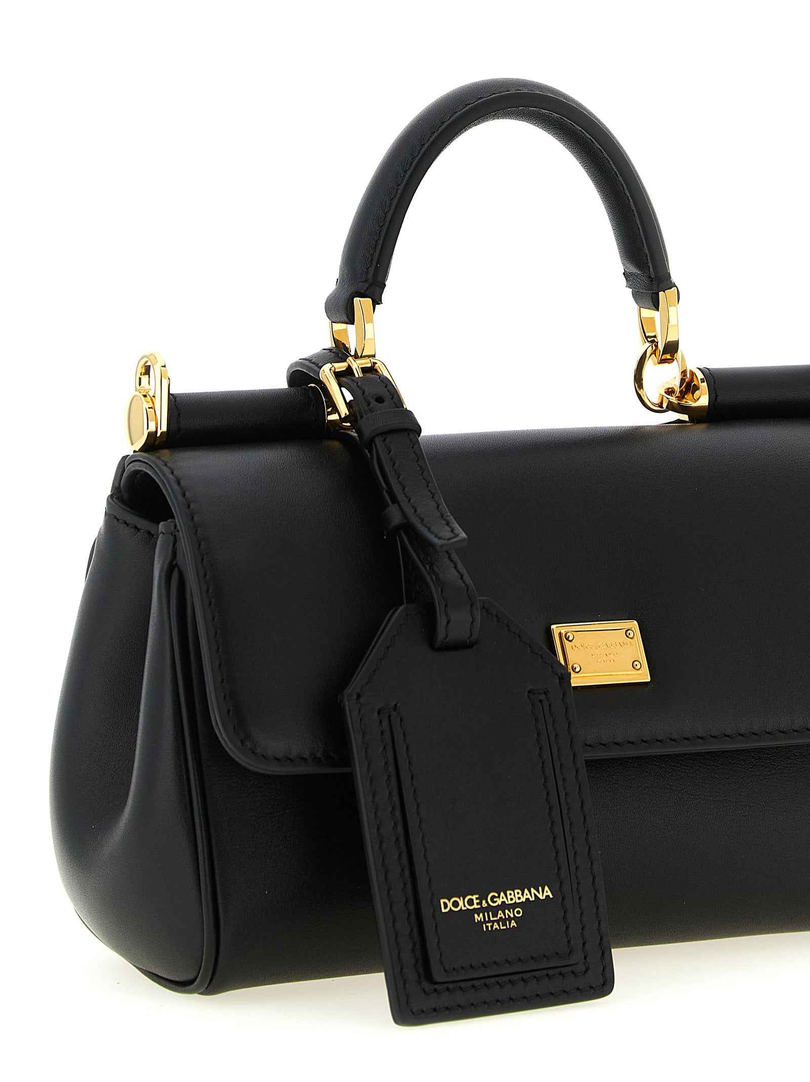 Dolce & Gabbana Black Calfskin Handbag
