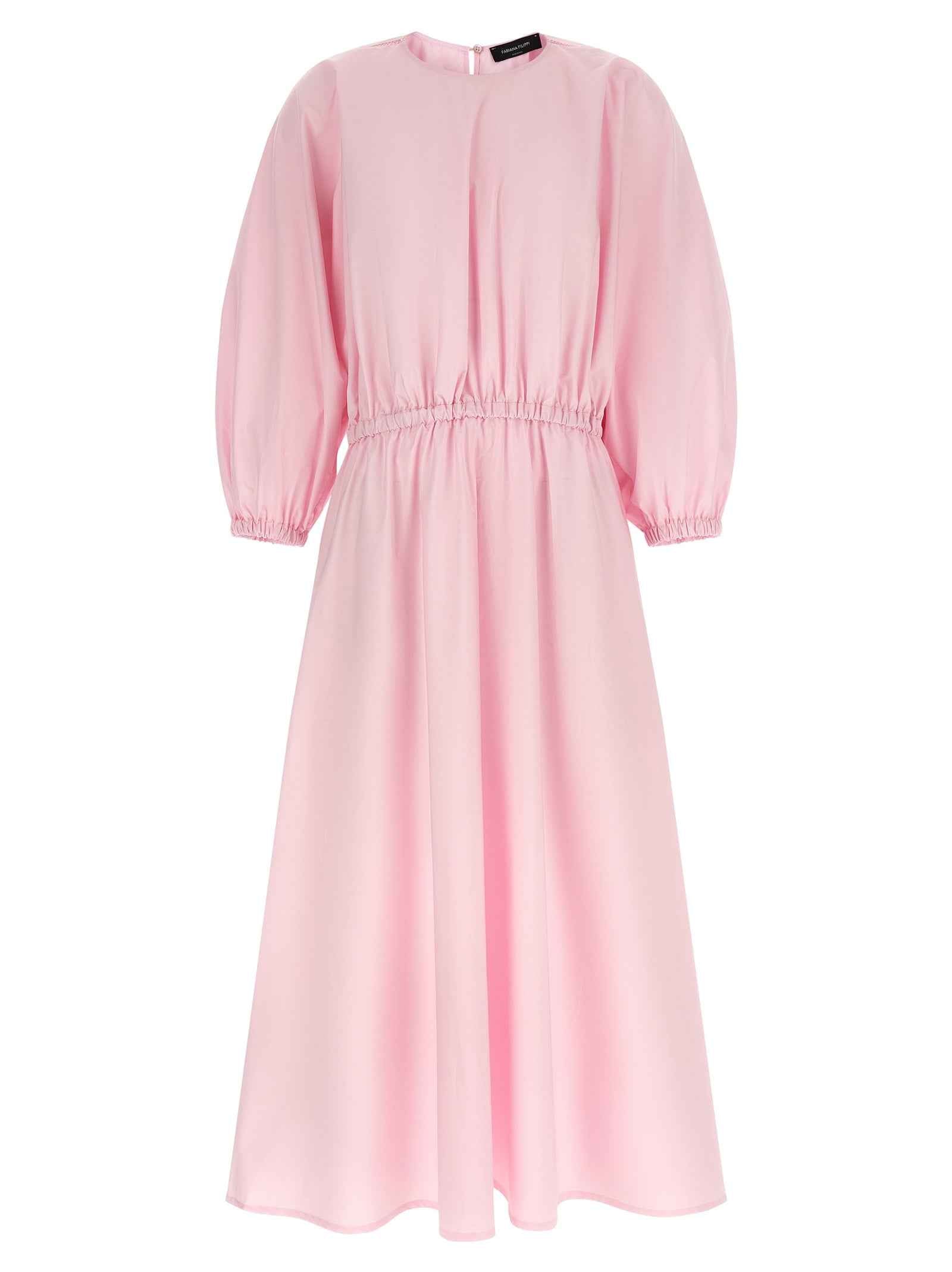 Fabiana Filippi Multicolor Cotton Long Dress