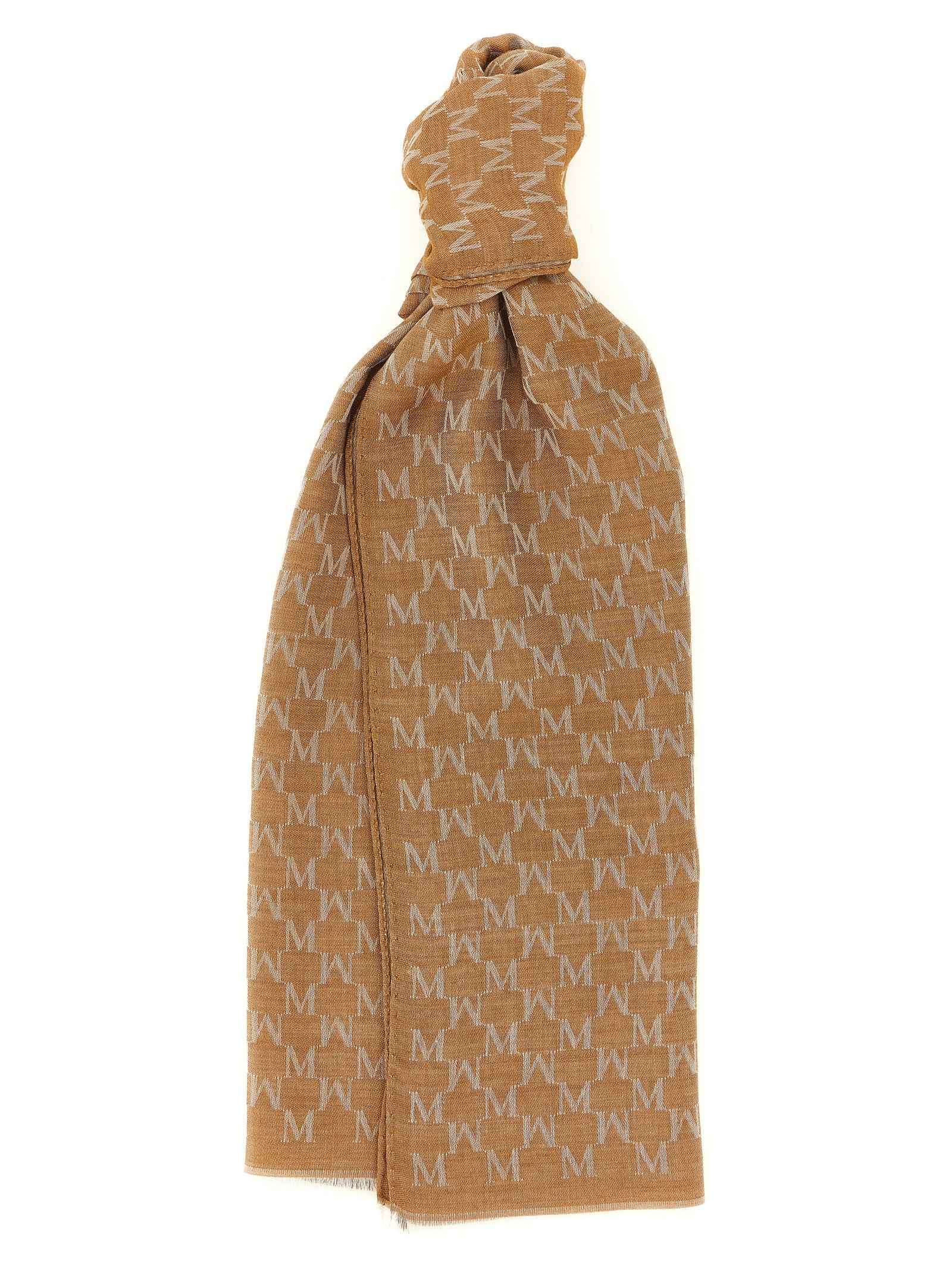 Max Mara Brown Cotton Foulard