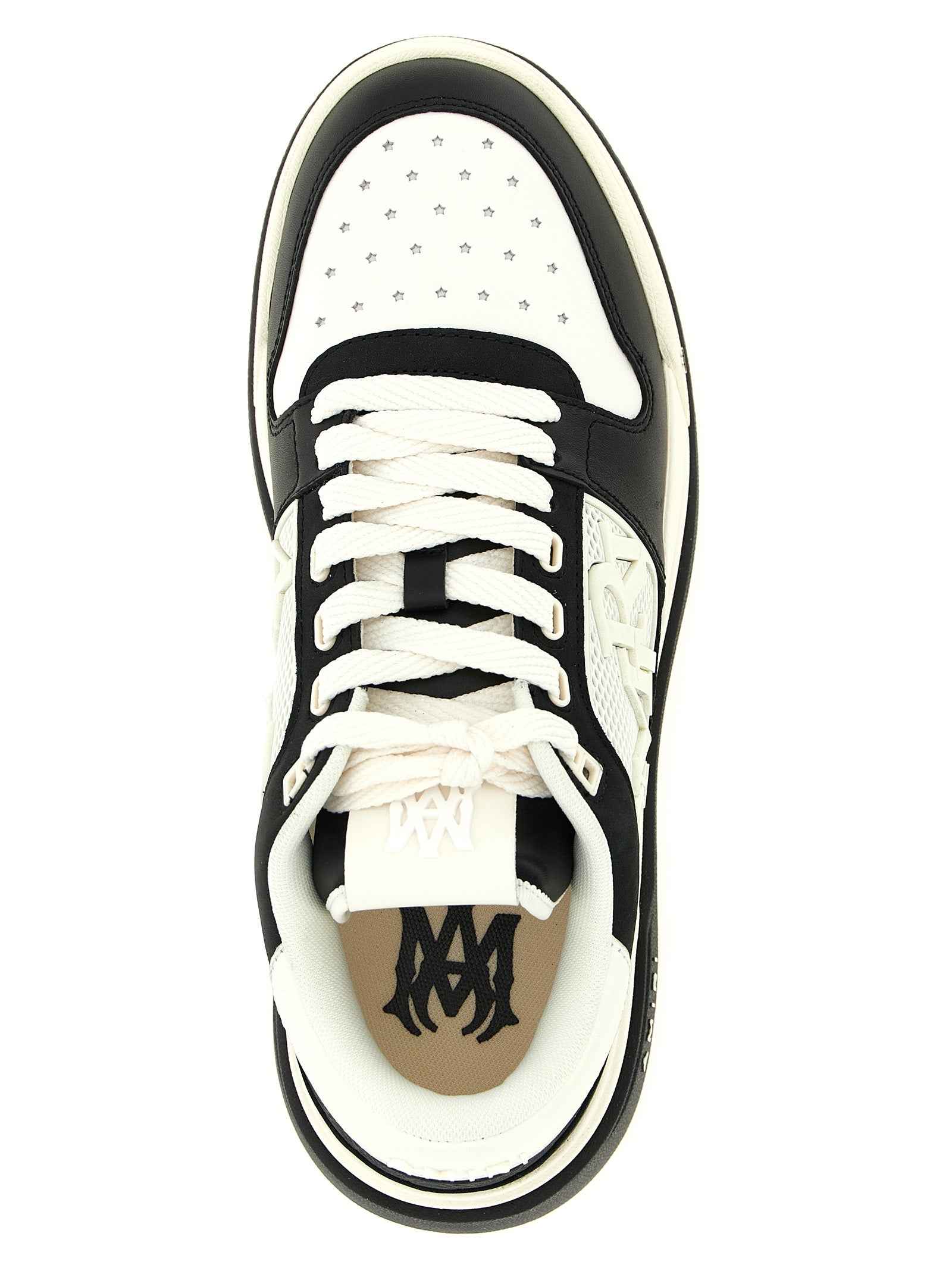 Amiri Bicolor Calfskin Low Top Sneakers