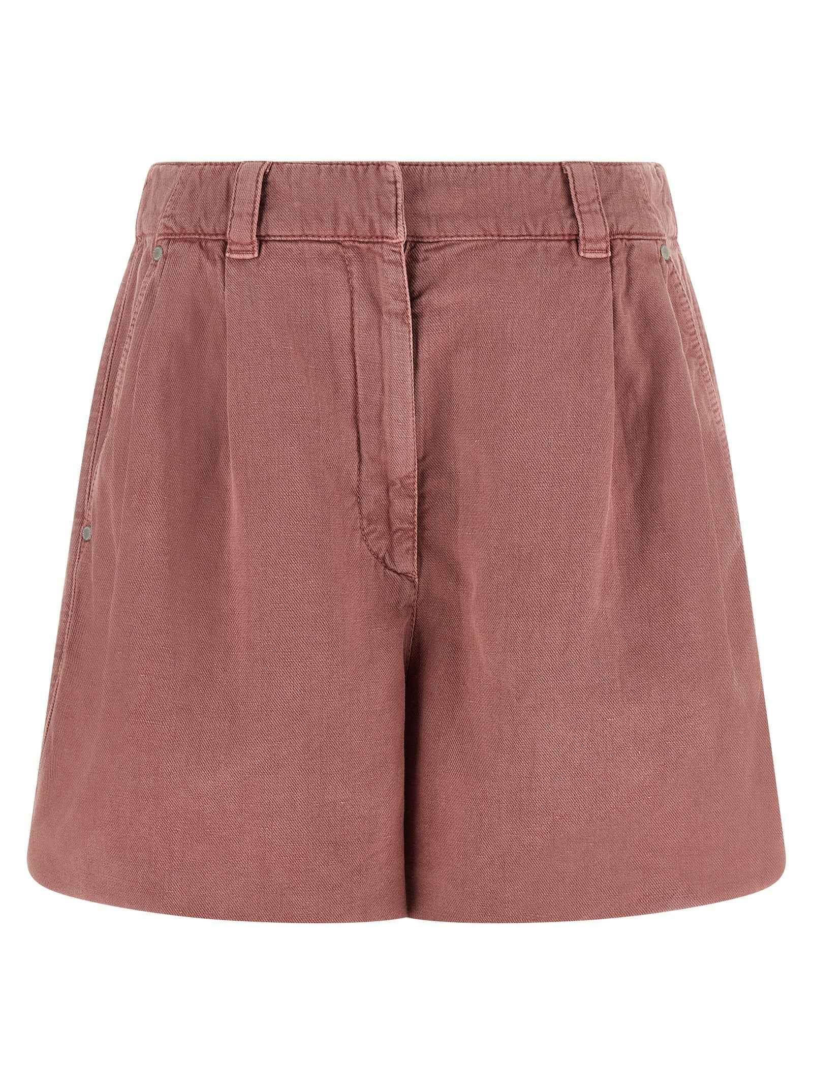 Brunello Cucinelli Multicolor Cotton Bermuda Shorts