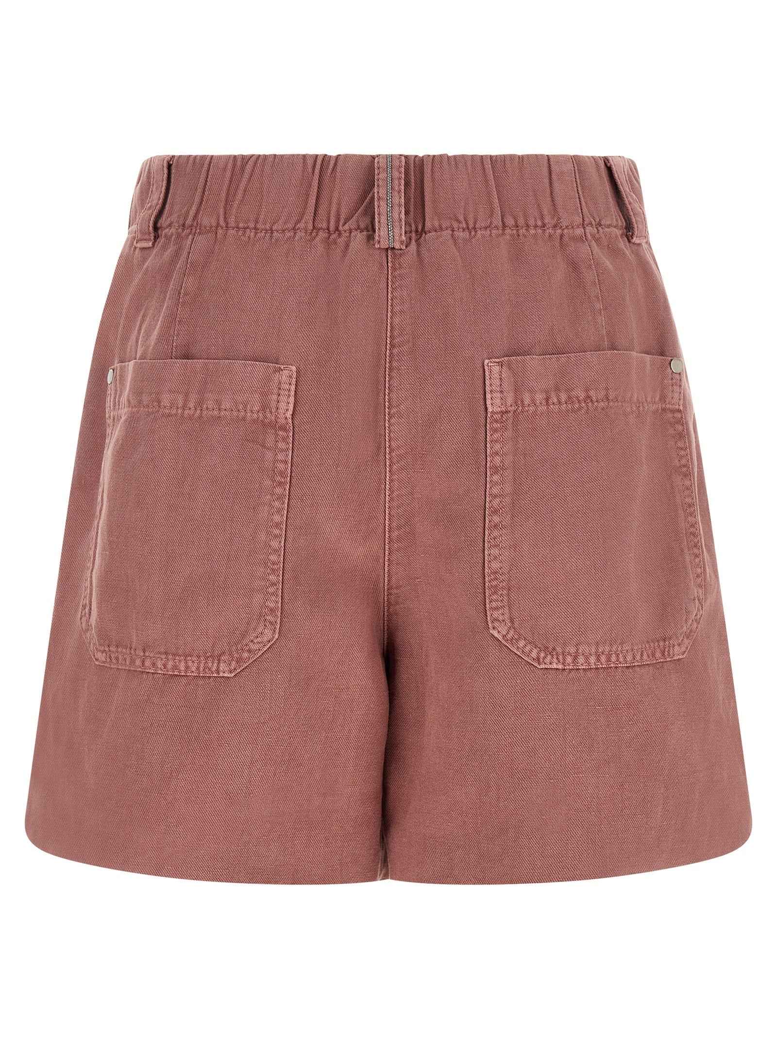 Brunello Cucinelli Multicolor Cotton Bermuda Shorts