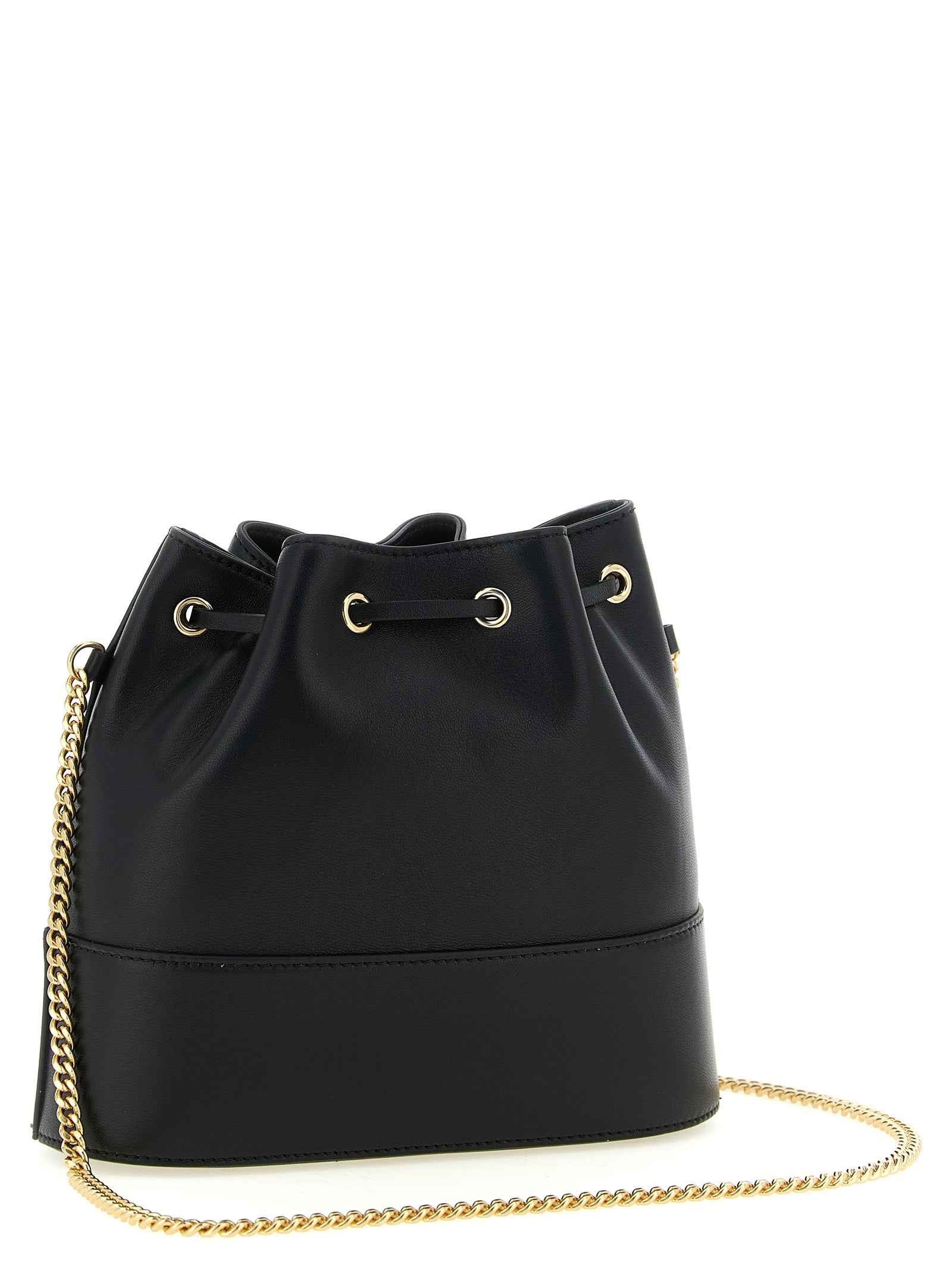 Valentino Garavani Black Lamb Leather Crossbody Bag