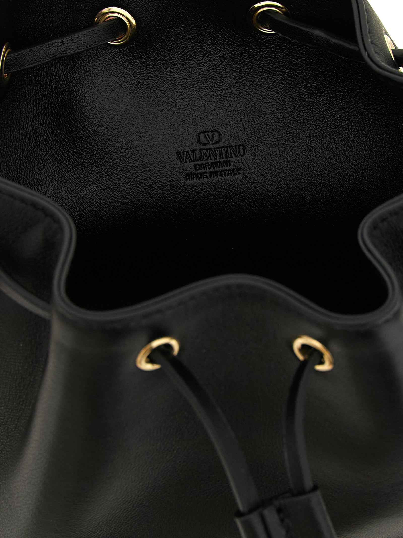 Valentino Garavani Black Lamb Leather Crossbody Bag