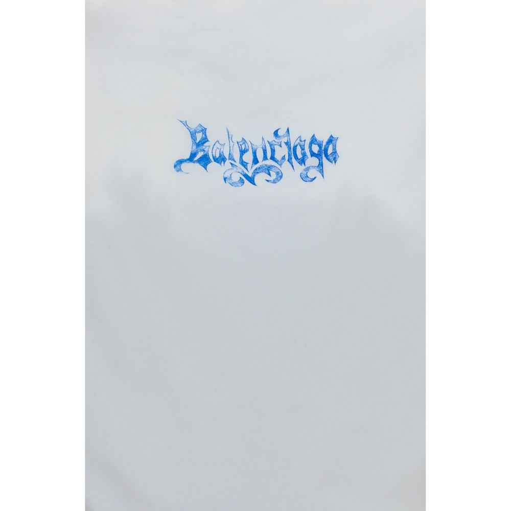 Balenciaga White Cotton T-Shirt