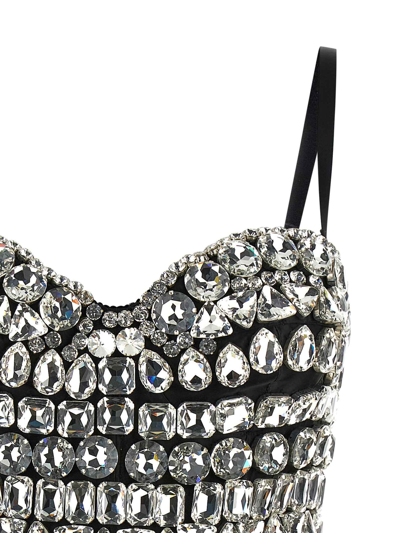 Dolce & Gabbana Silver Polyamide Bodysuit