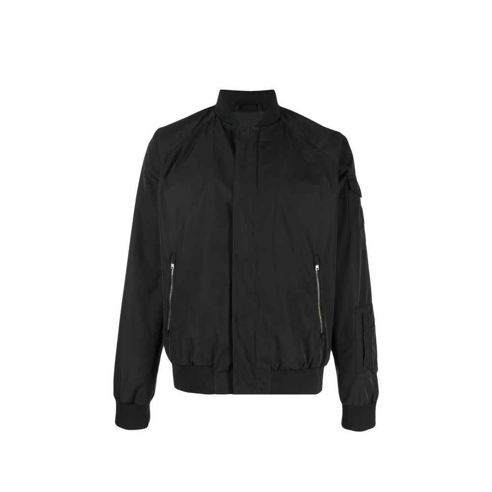 Herno Black Polyester Bomber