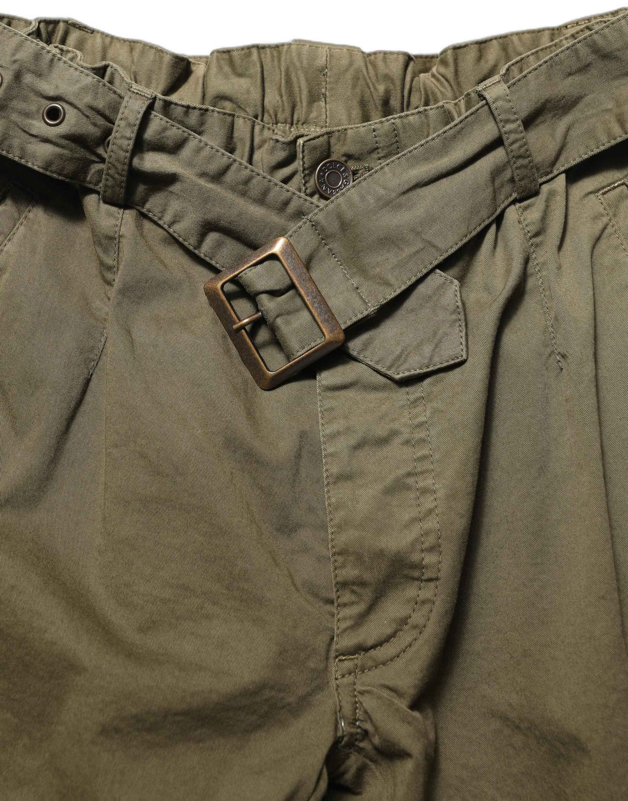 Dolce & Gabbana Olive Green High Waist Cargo Trouser Pants