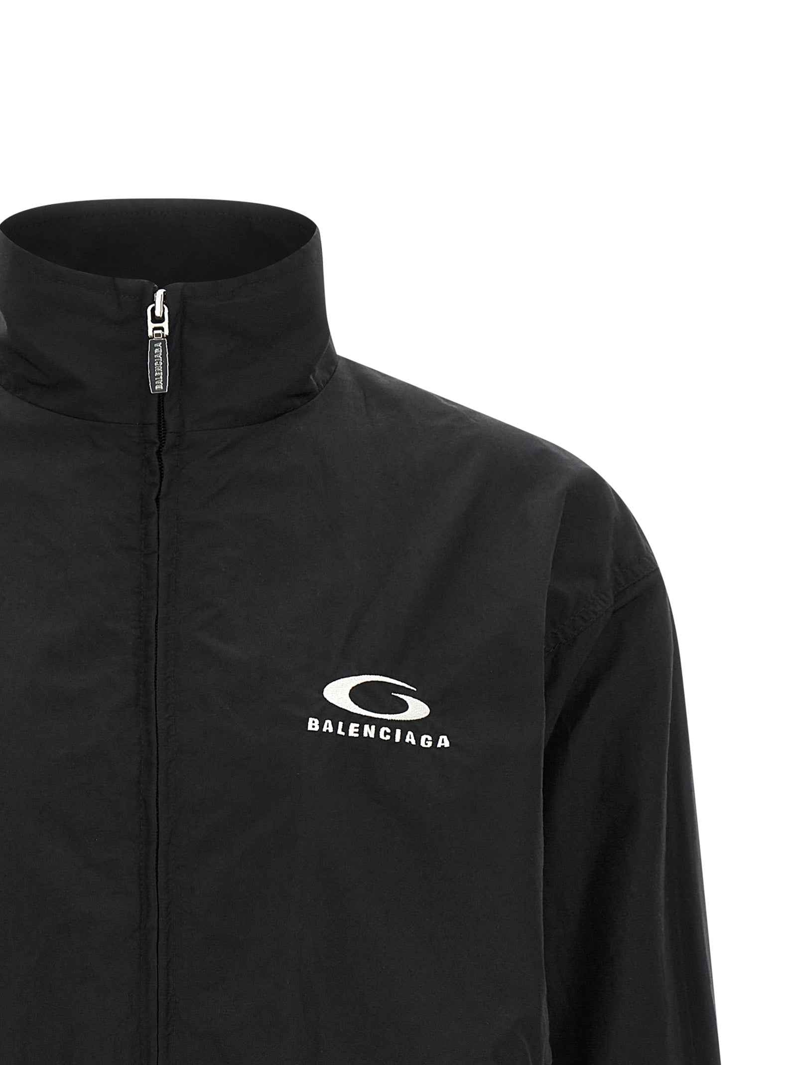 Balenciaga Black Cotton Bomber
