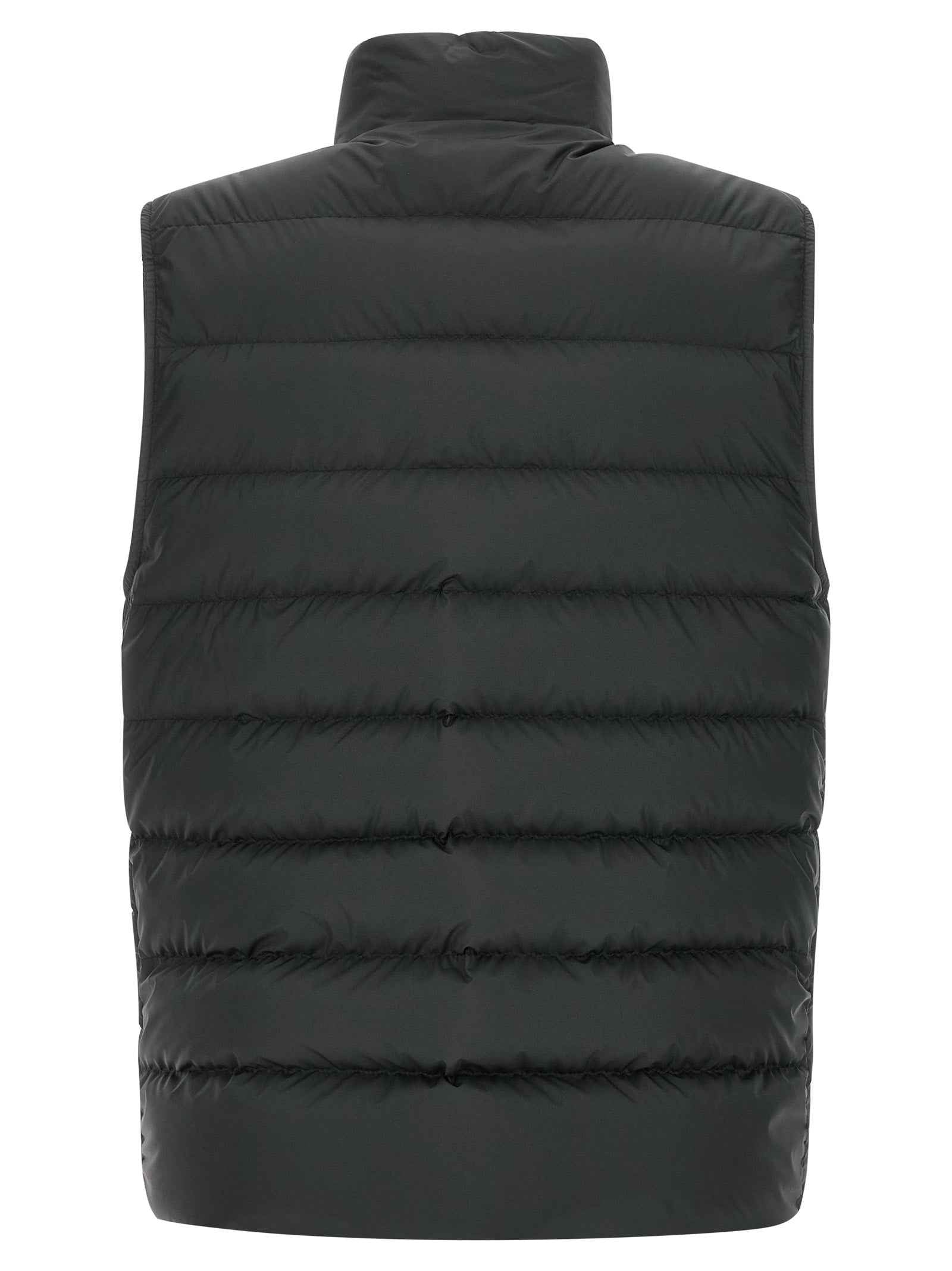 Moncler Black Polyester Sleeveless Jacket