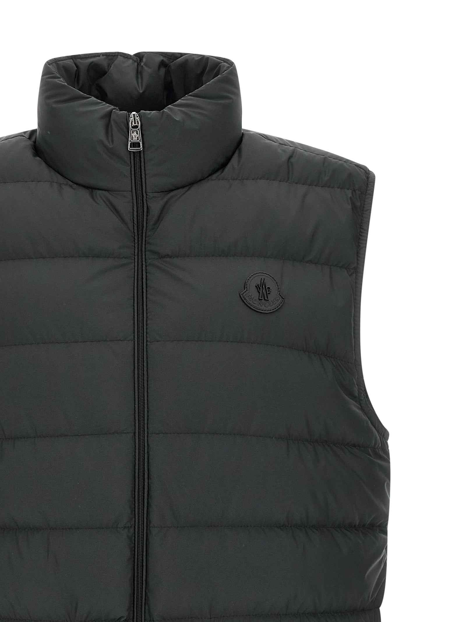 Moncler Black Polyester Sleeveless Jacket