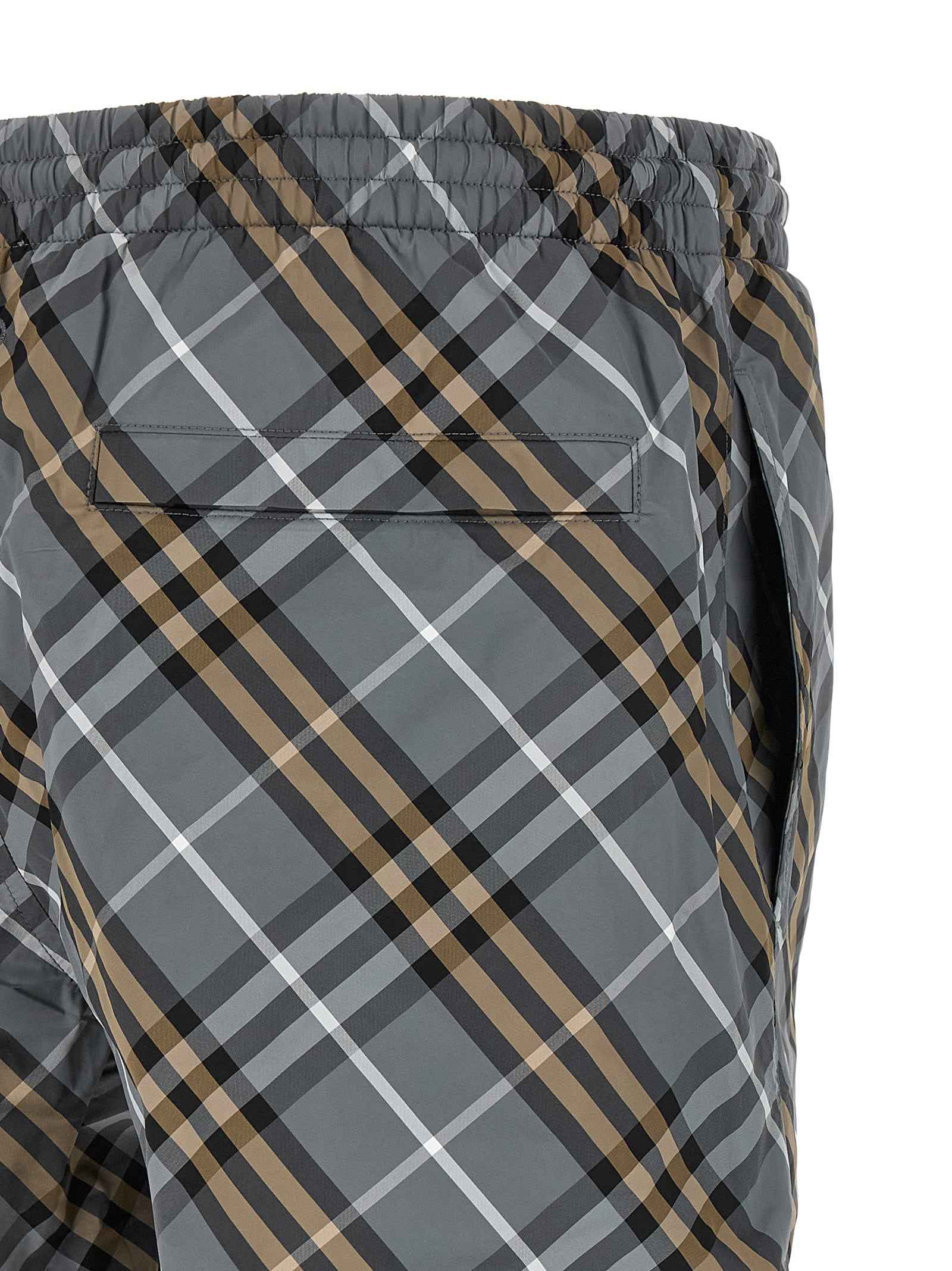Burberry Blue Polyamide Bermuda Shorts