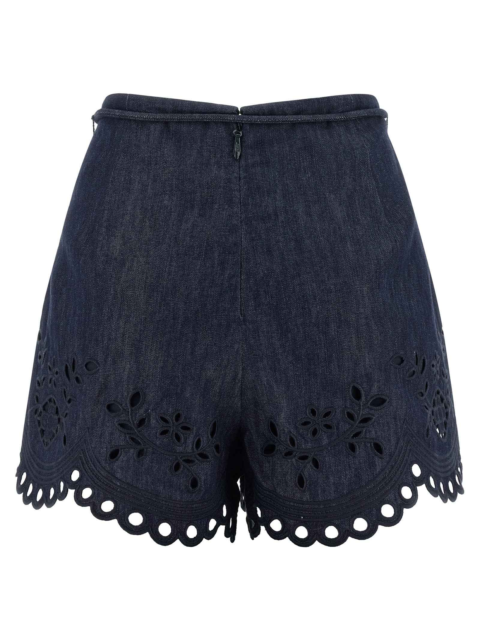 Zimmermann Blue Cotton Bermuda Shorts