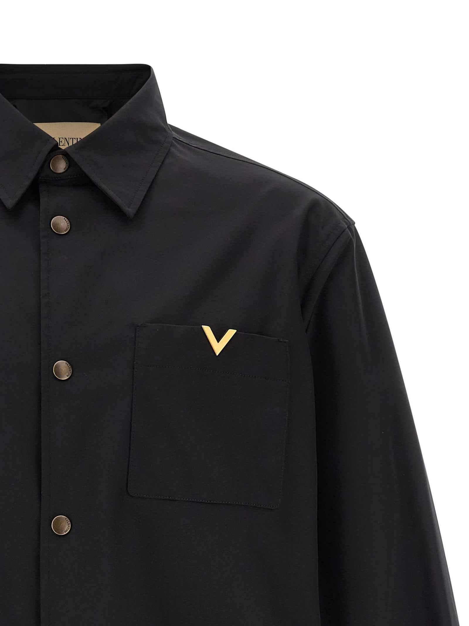 Valentino Garavani Black Polyester Jacket