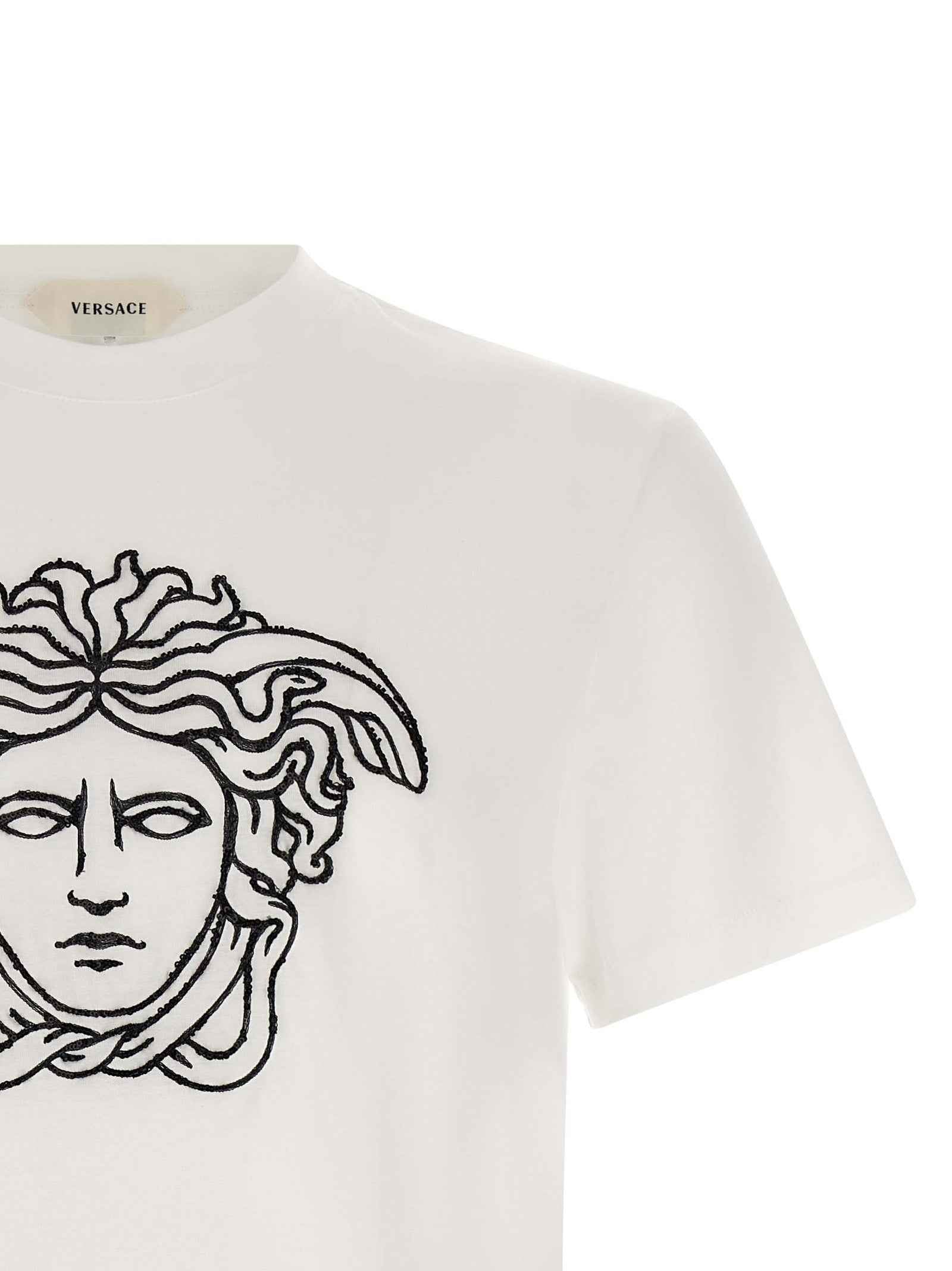 Versace Bicolor Cotton T-Shirt