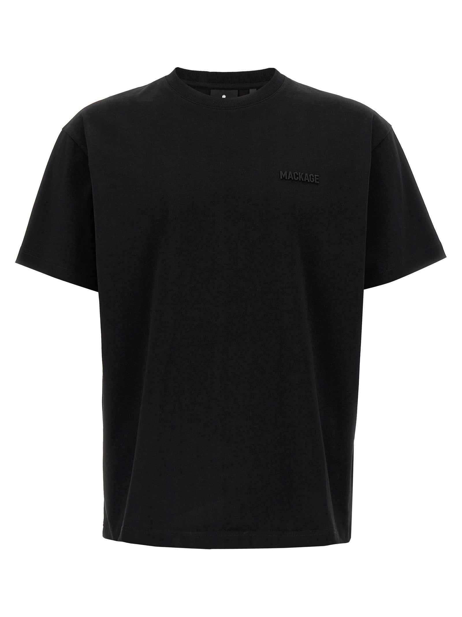 Mackage Black Cotton T-Shirt