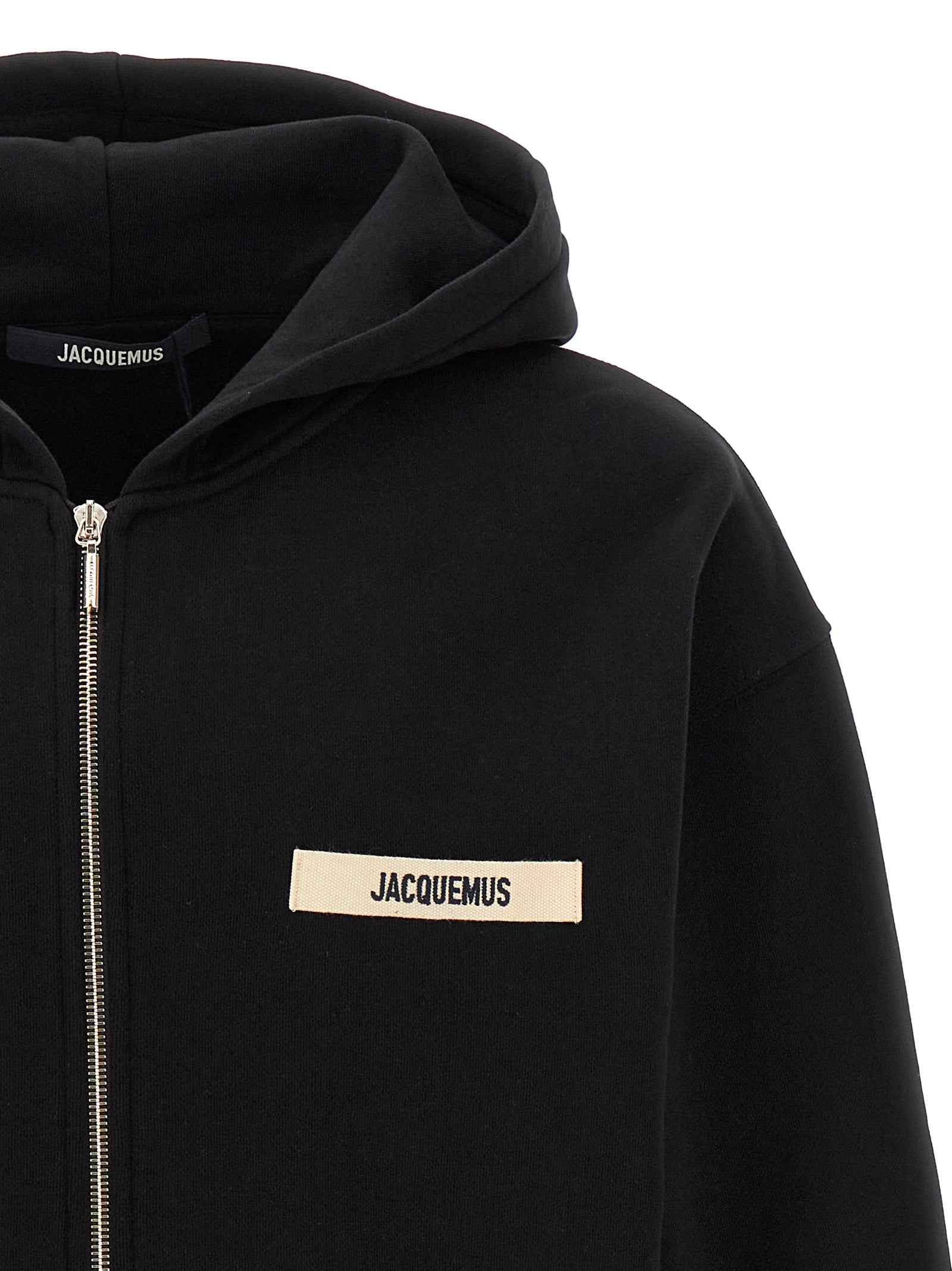 Jacquemus Black Cotton Sweatshirt