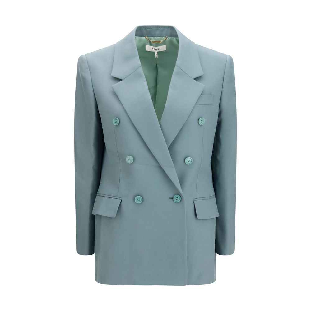 Chloé Bicolor Wool Oves Aries Blazer
