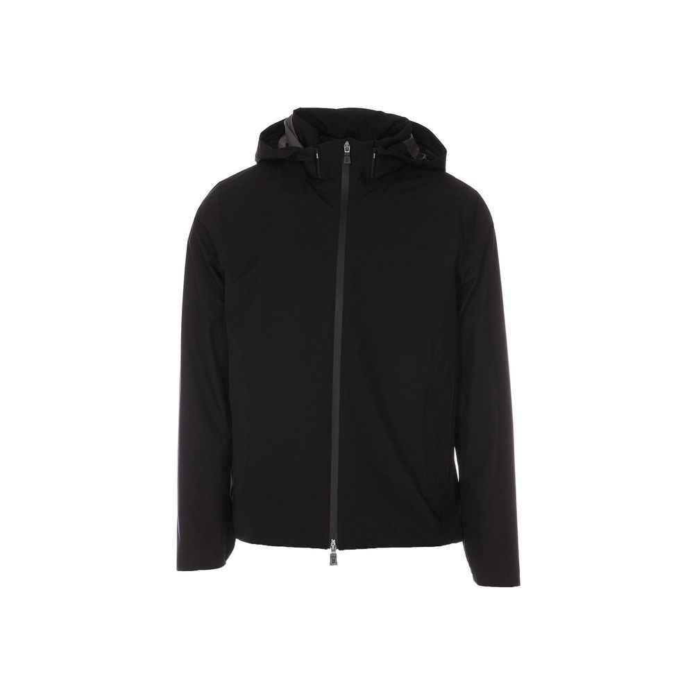 Herno Black Polyester Shell Jacket