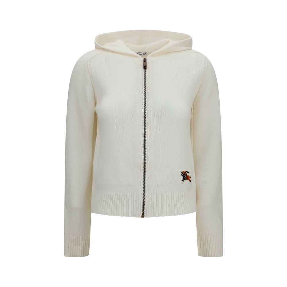 Burberry Beige Wool Oves Aries Hoodie