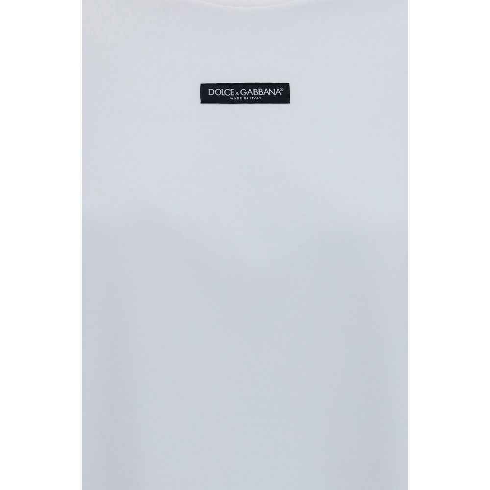 Dolce & Gabbana White Cotton T-Shirt